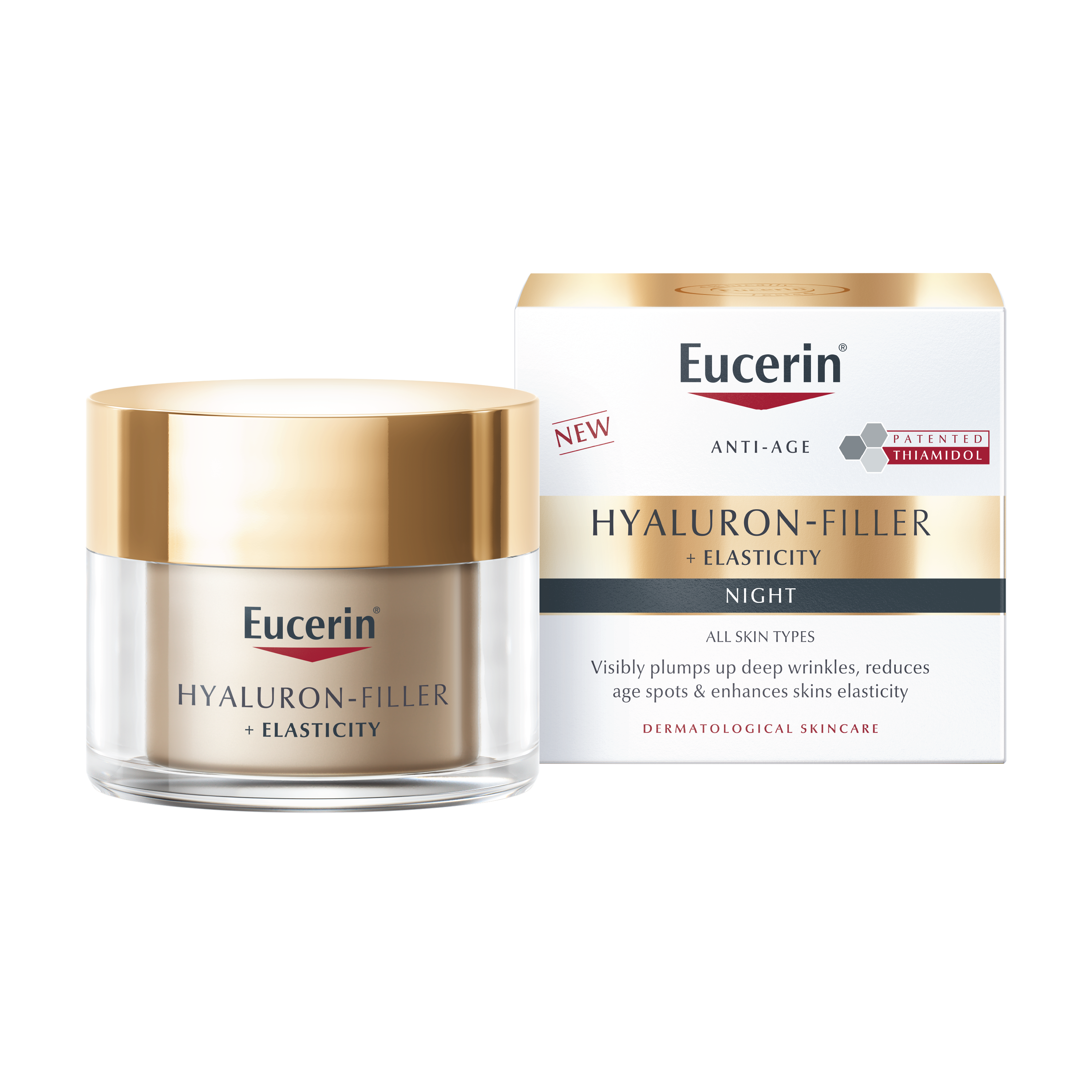 Eucerin Hyaluron-Filler + Elasticity Night Cream, 50 ml