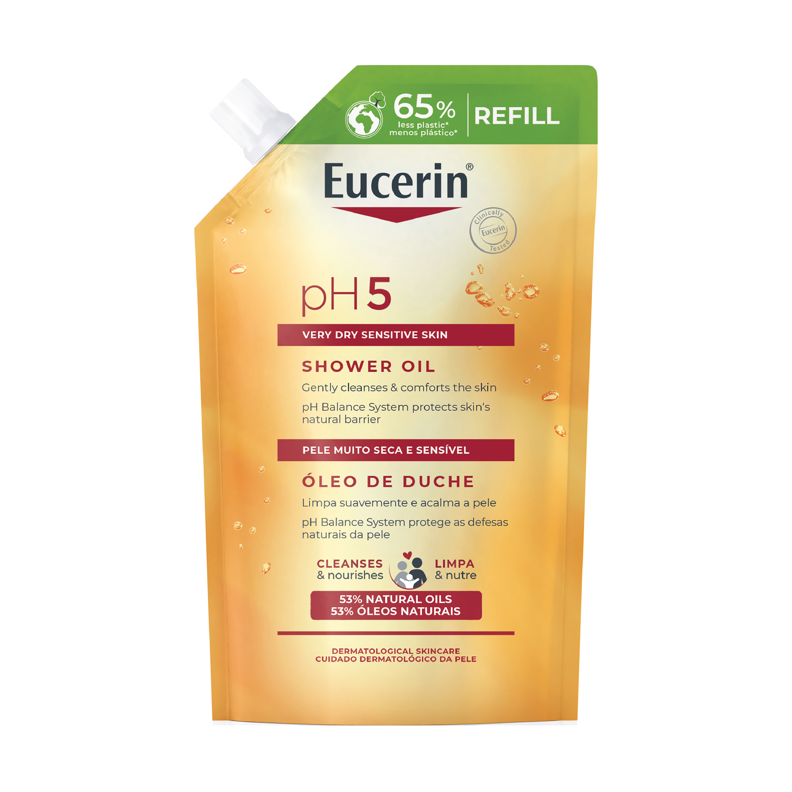 Eucerin pH5 Shower Oil m/p refill, 400 ml