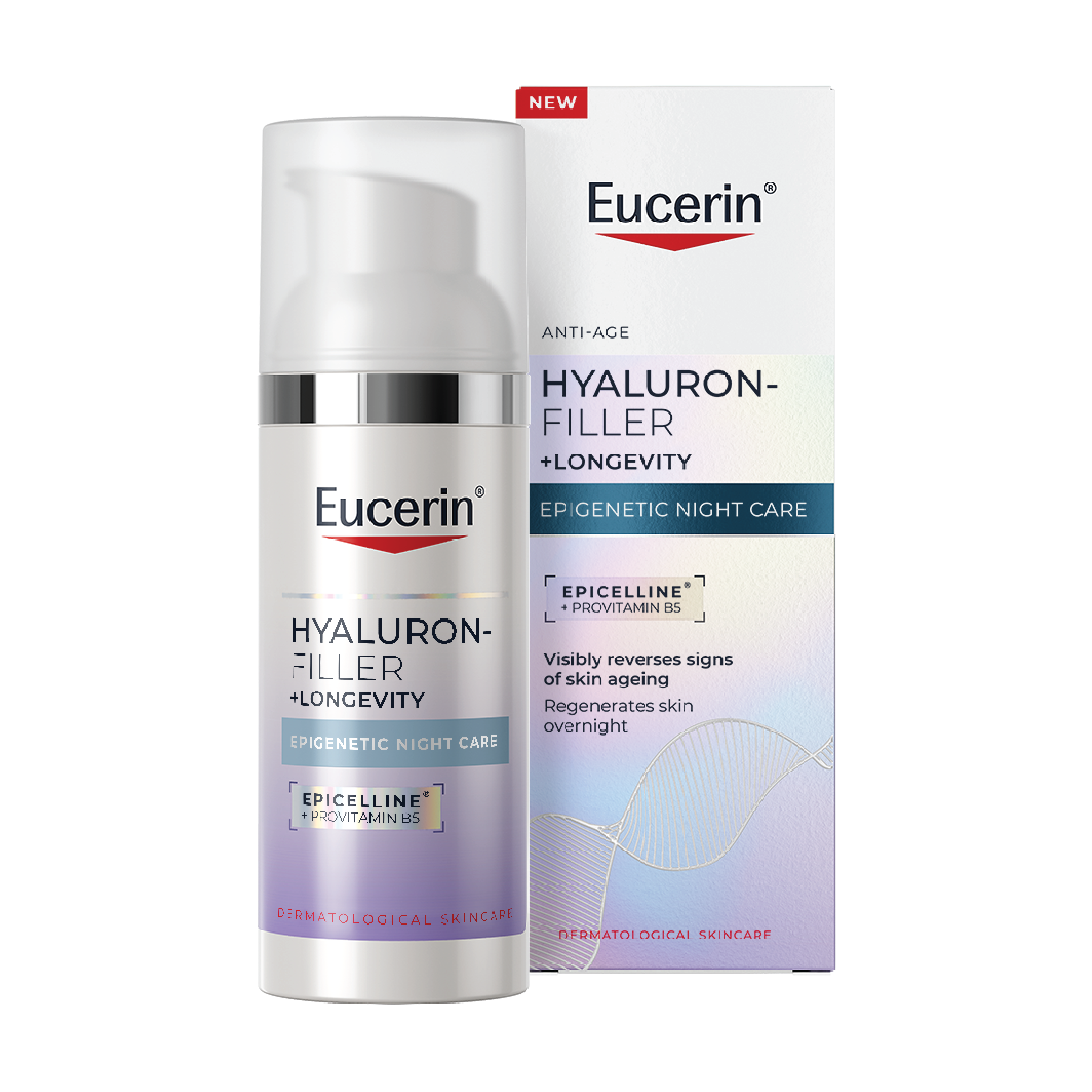 Eucerin Hyaluron-Filler + Longevity Epigenetic Night Care, 50 ml