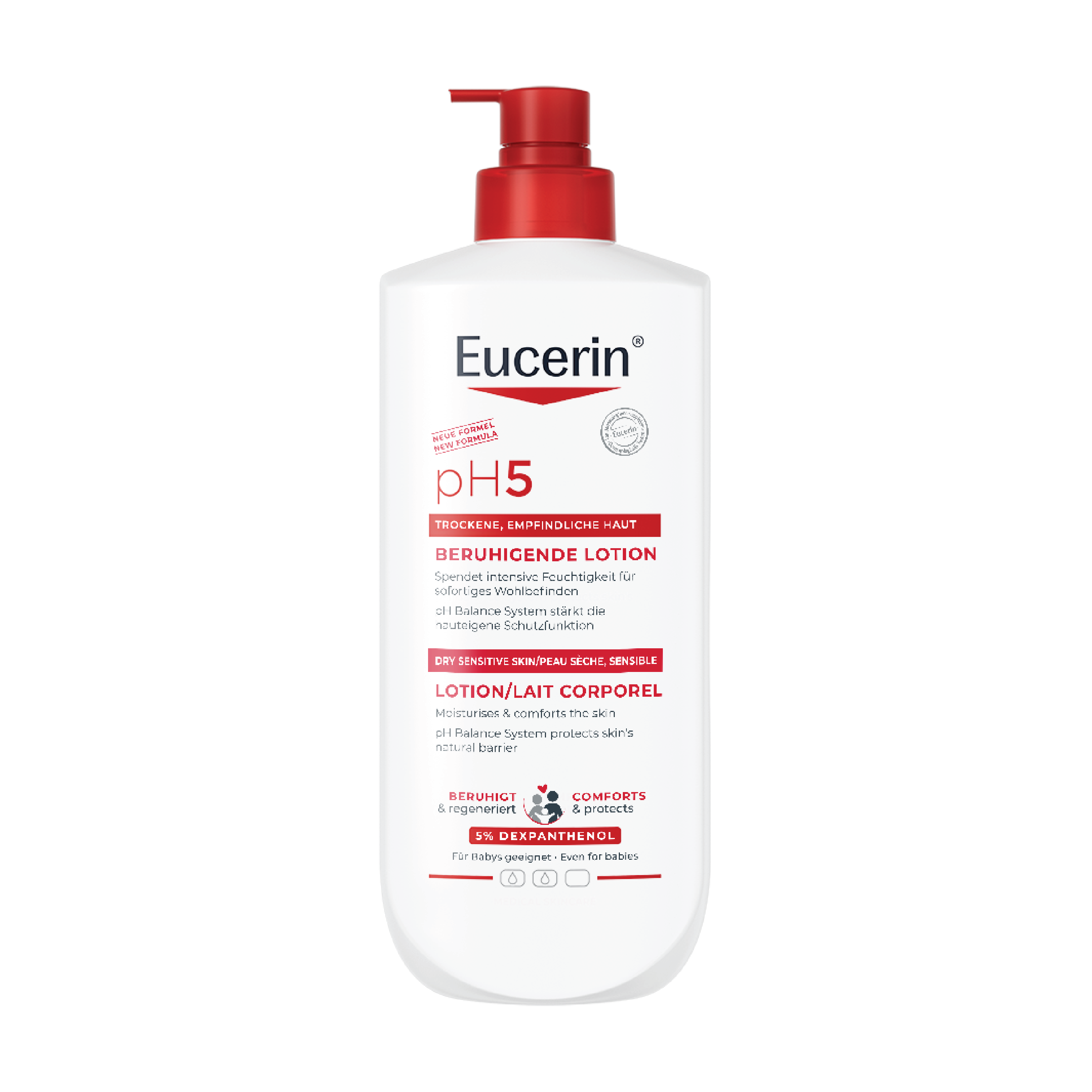 Eucerin pH5 Body Lotion m/p, 750 ml
