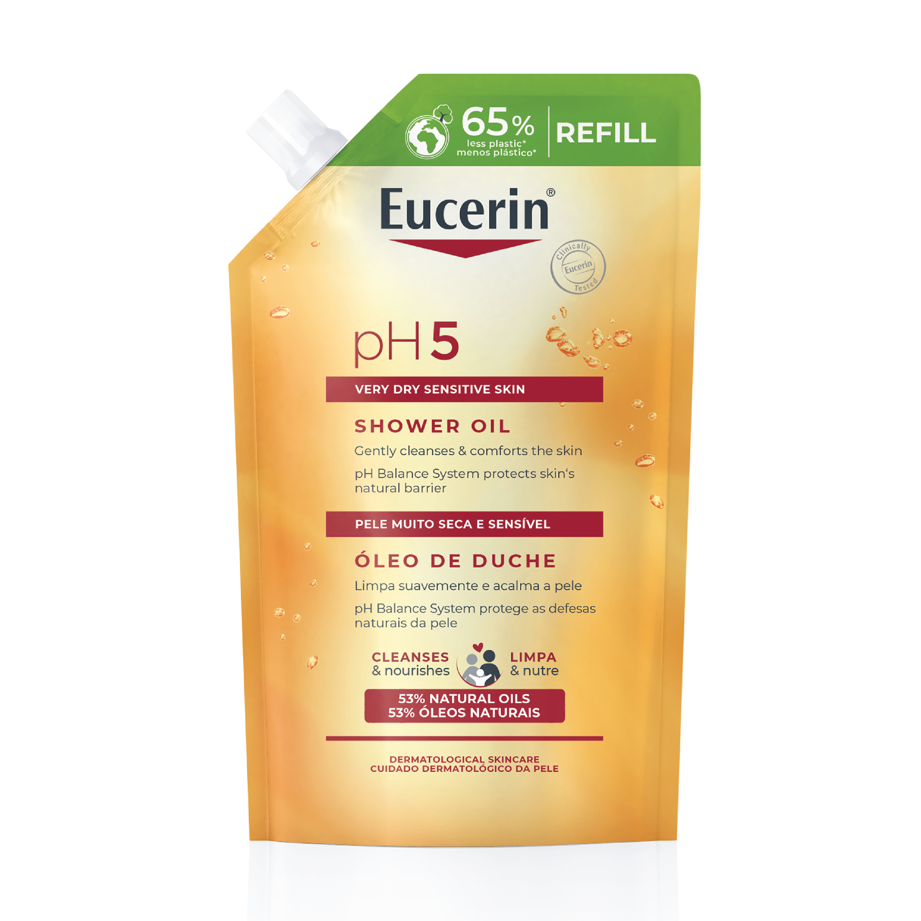 Eucerin pH5 Shower Oil m/p refill, 400 ml