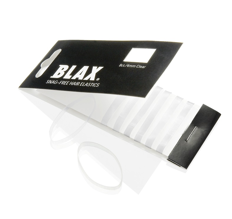 Blax Evigvarende strikk transparent 4mm, 8 stk.