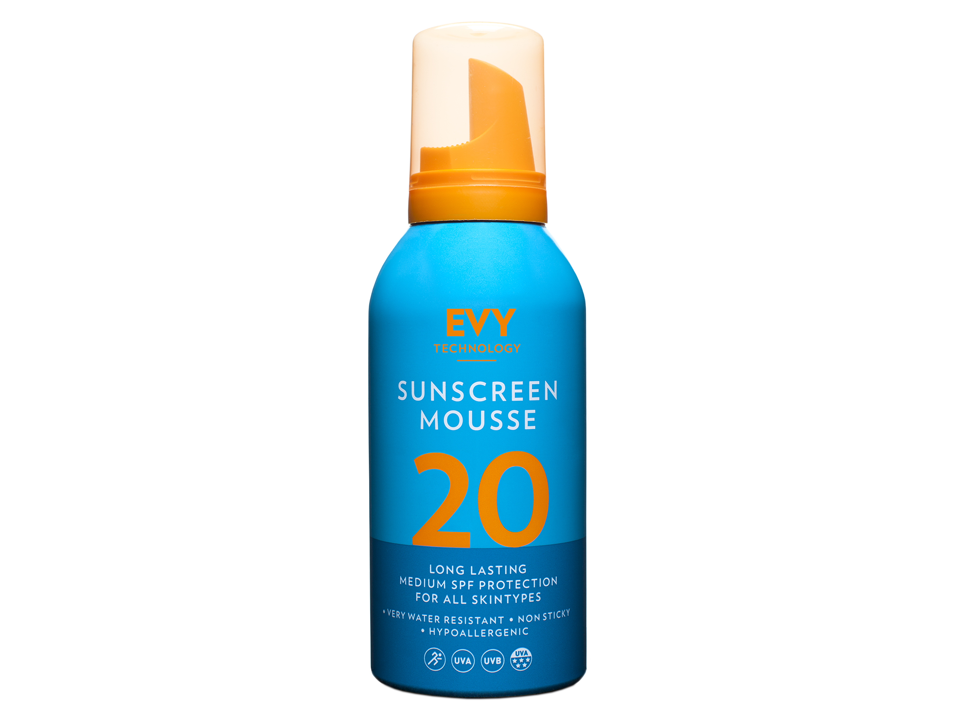 Evy Technology Sunscreen Mousse, SPF 20, 150 ml