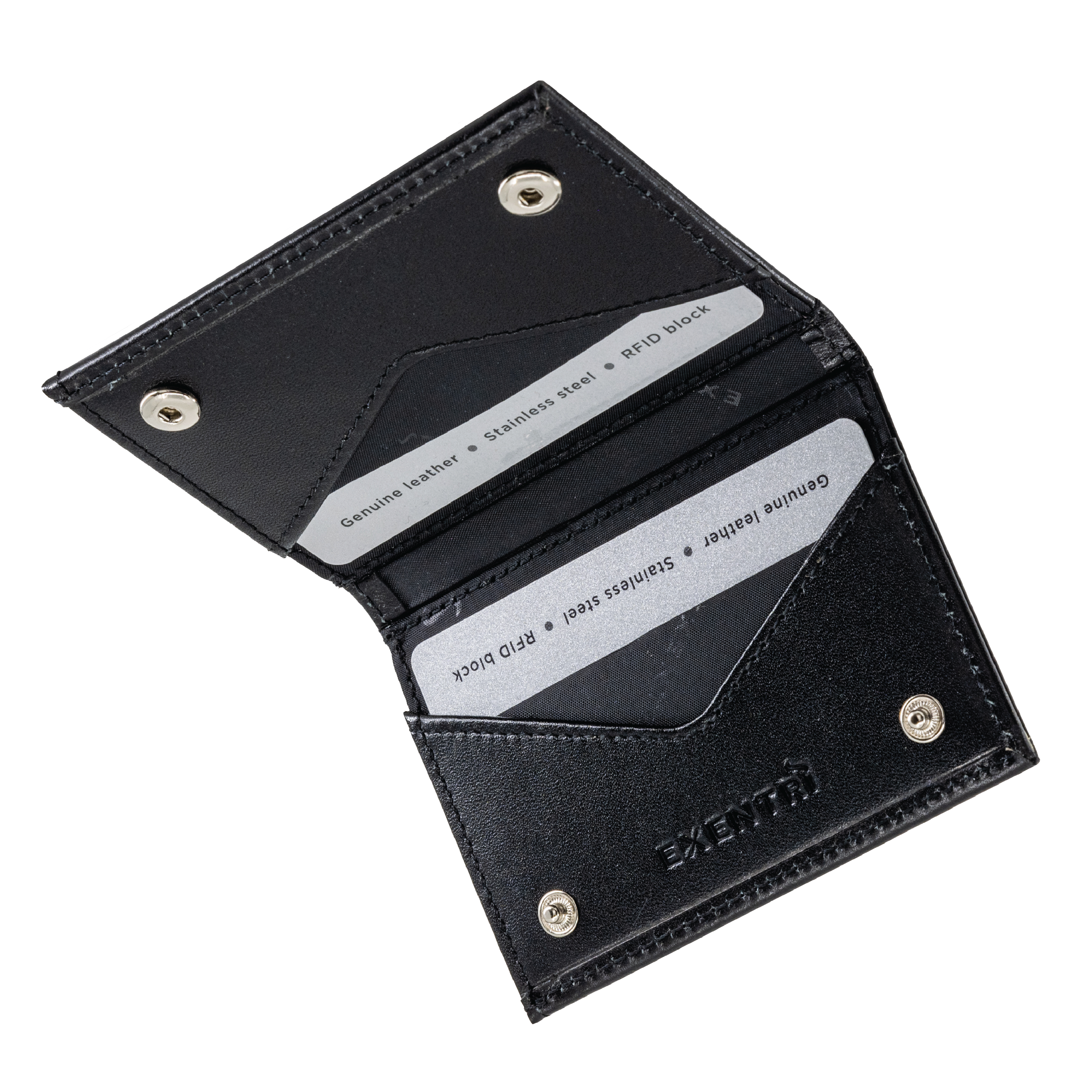 EXENTRI Miniwallet, Svart, 1 stk.