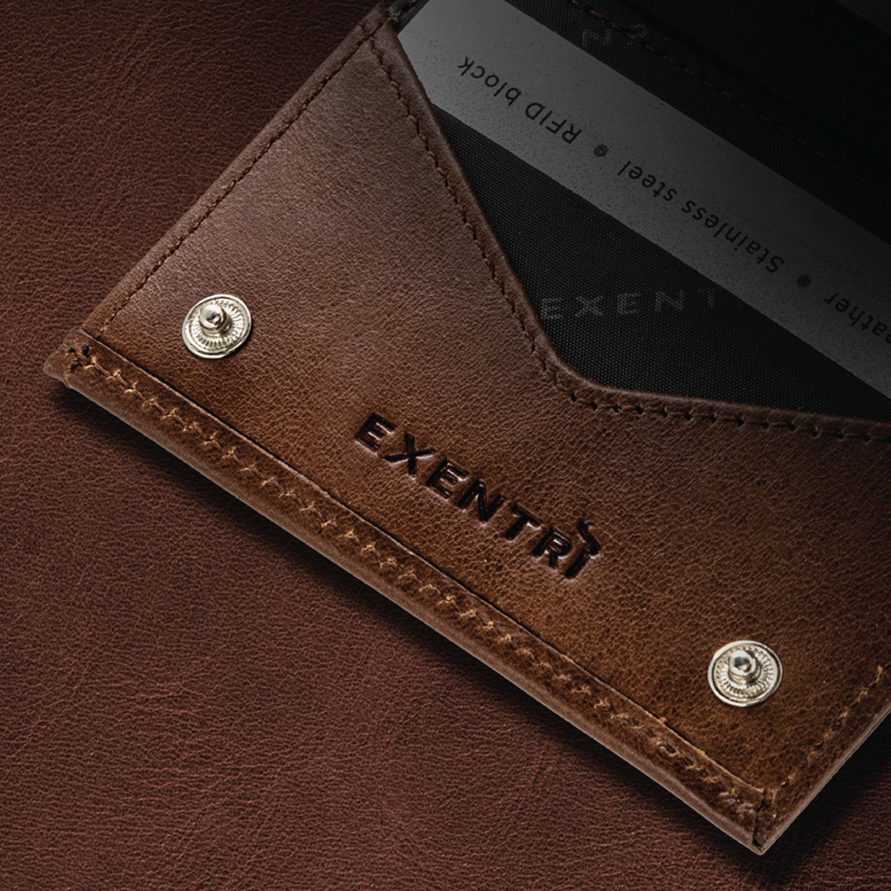 EXENTRI Miniwallet, Hazelnut, 1 stk.