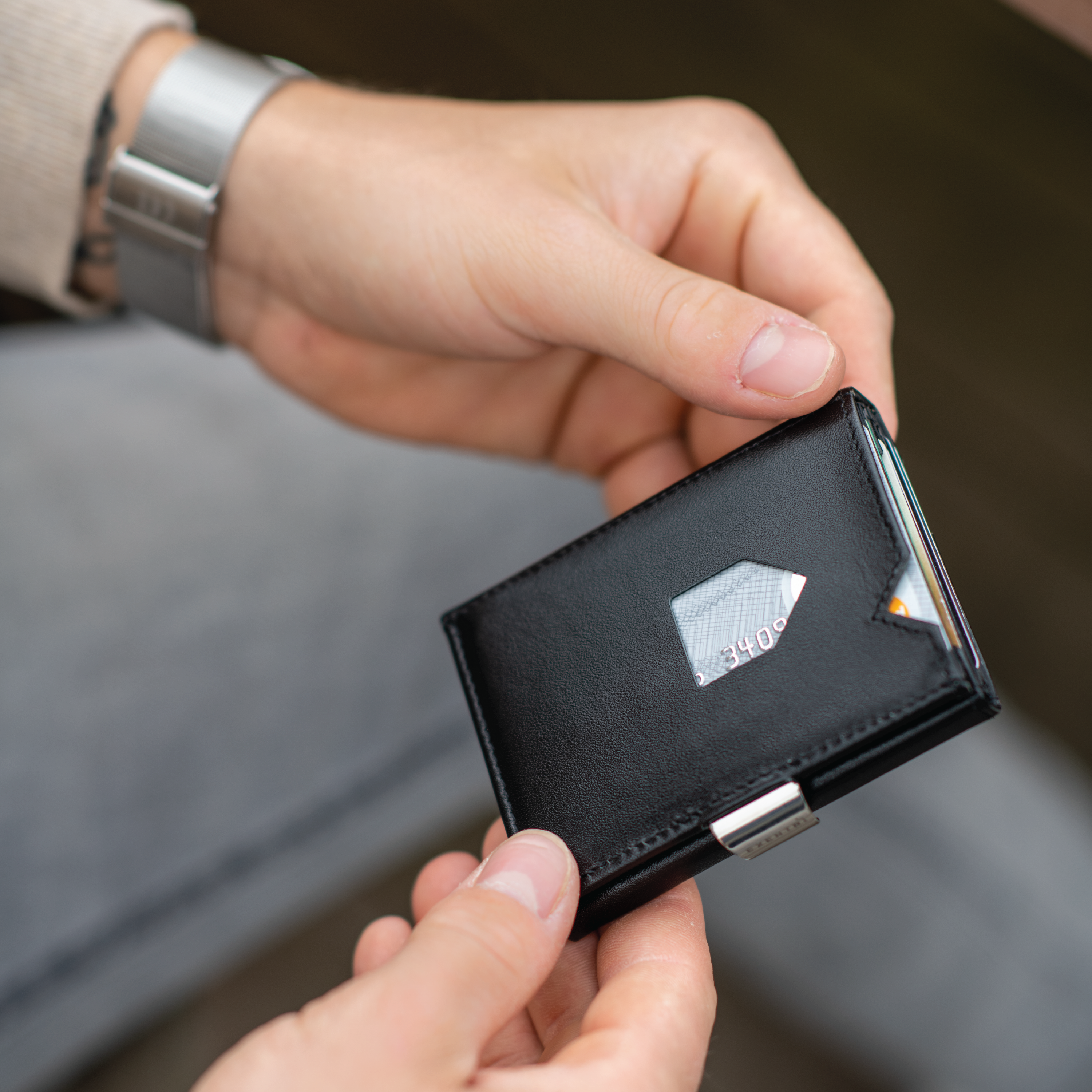 EXENTRI Wallet, Svart, 1 stk.