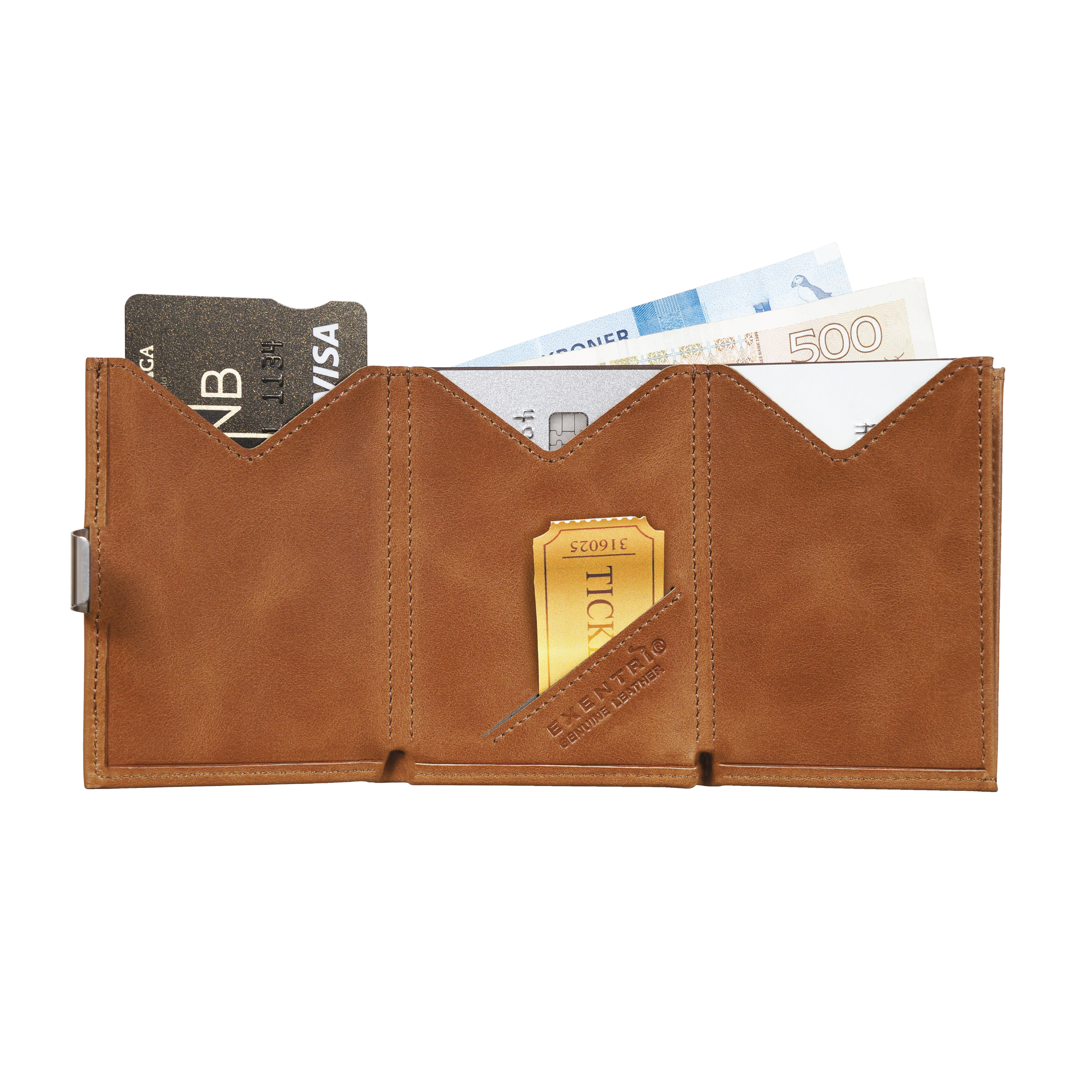 EXENTRI Wallet, Sand, 1 stk.