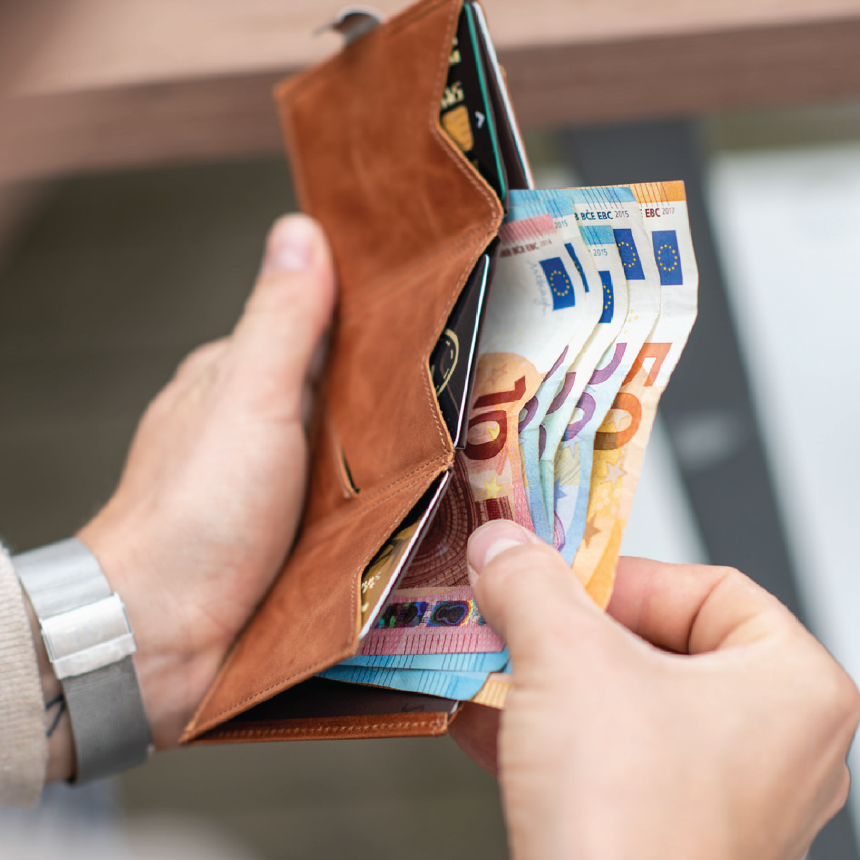 EXENTRI Wallet, Sand, 1 stk.