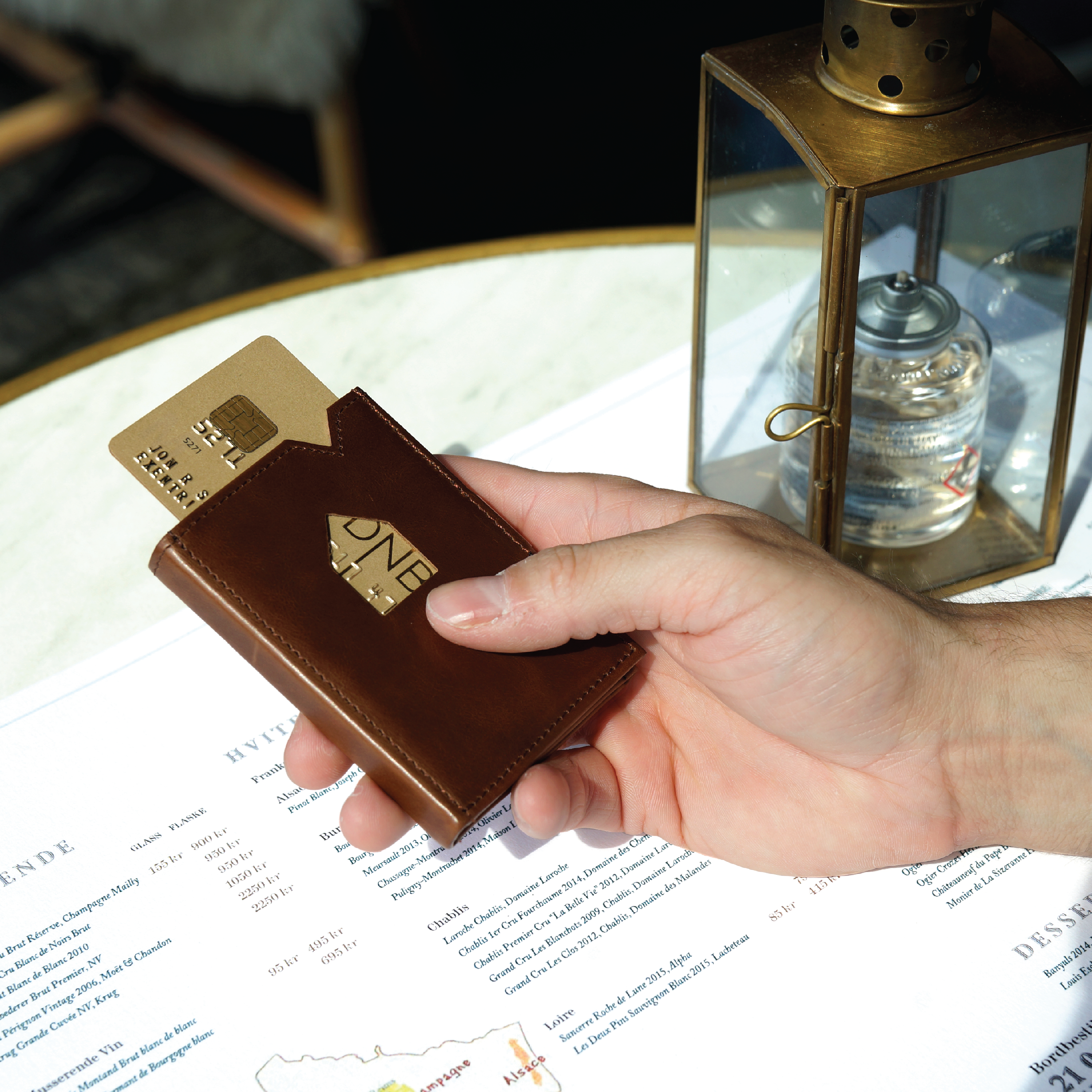 EXENTRI Wallet, Hazelnut, 1 stk.