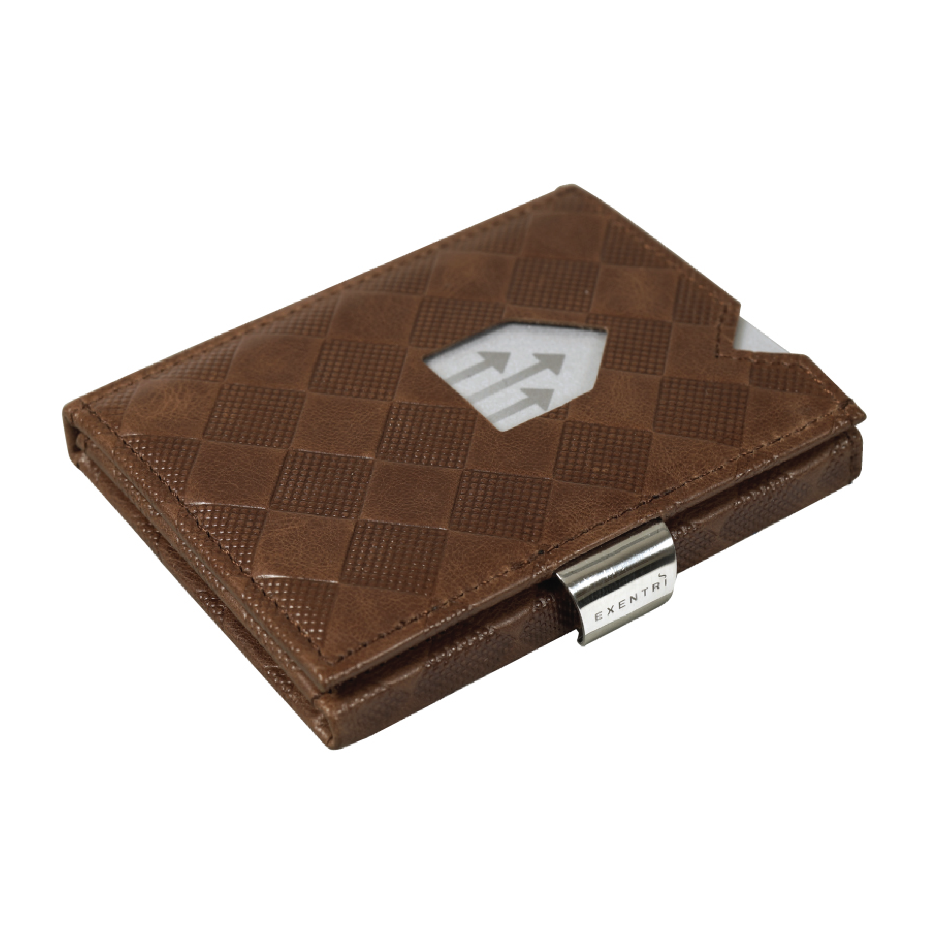 EXENTRI Wallet, Hazelnut Chess, 1 stk.