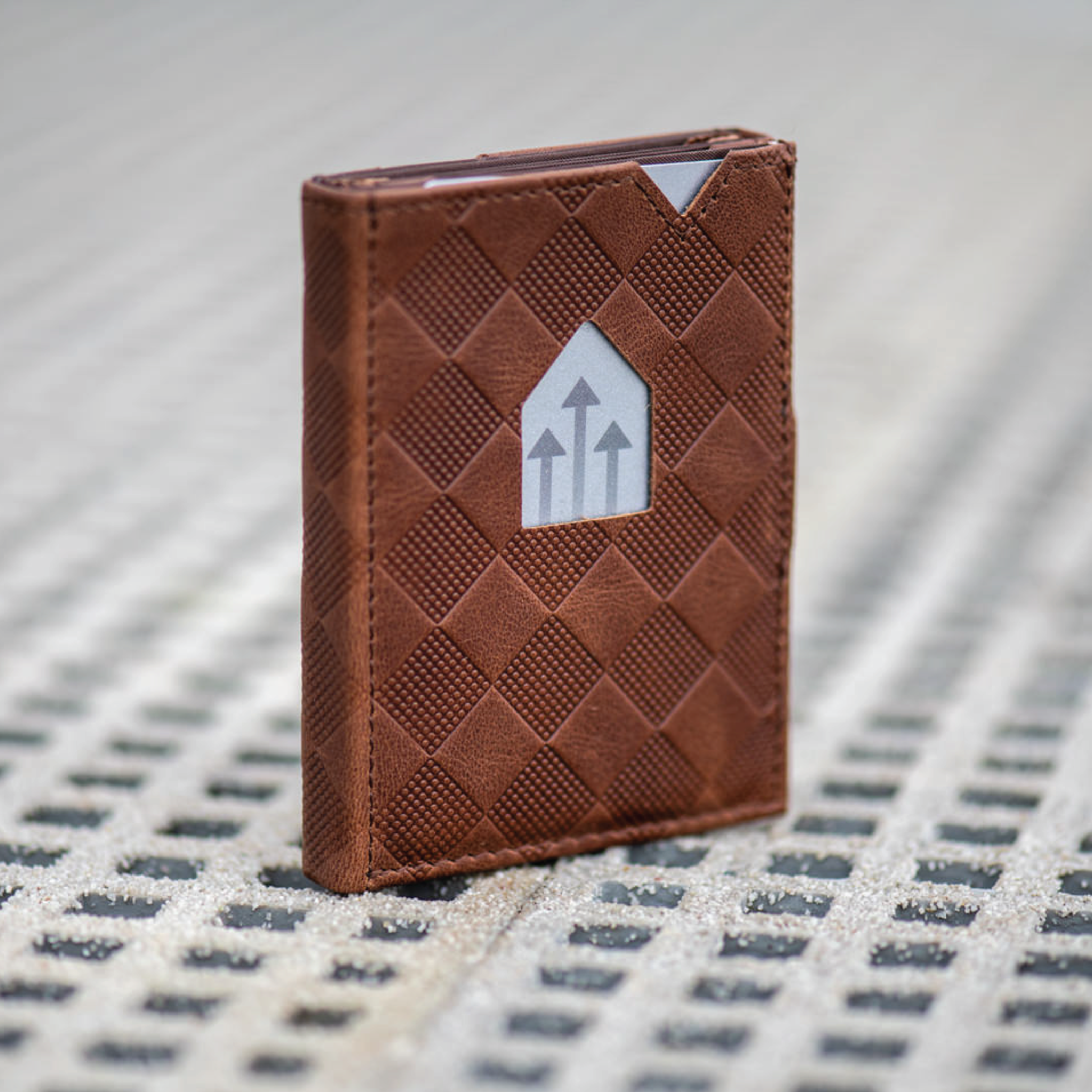 EXENTRI Wallet, Hazelnut Chess, 1 stk.