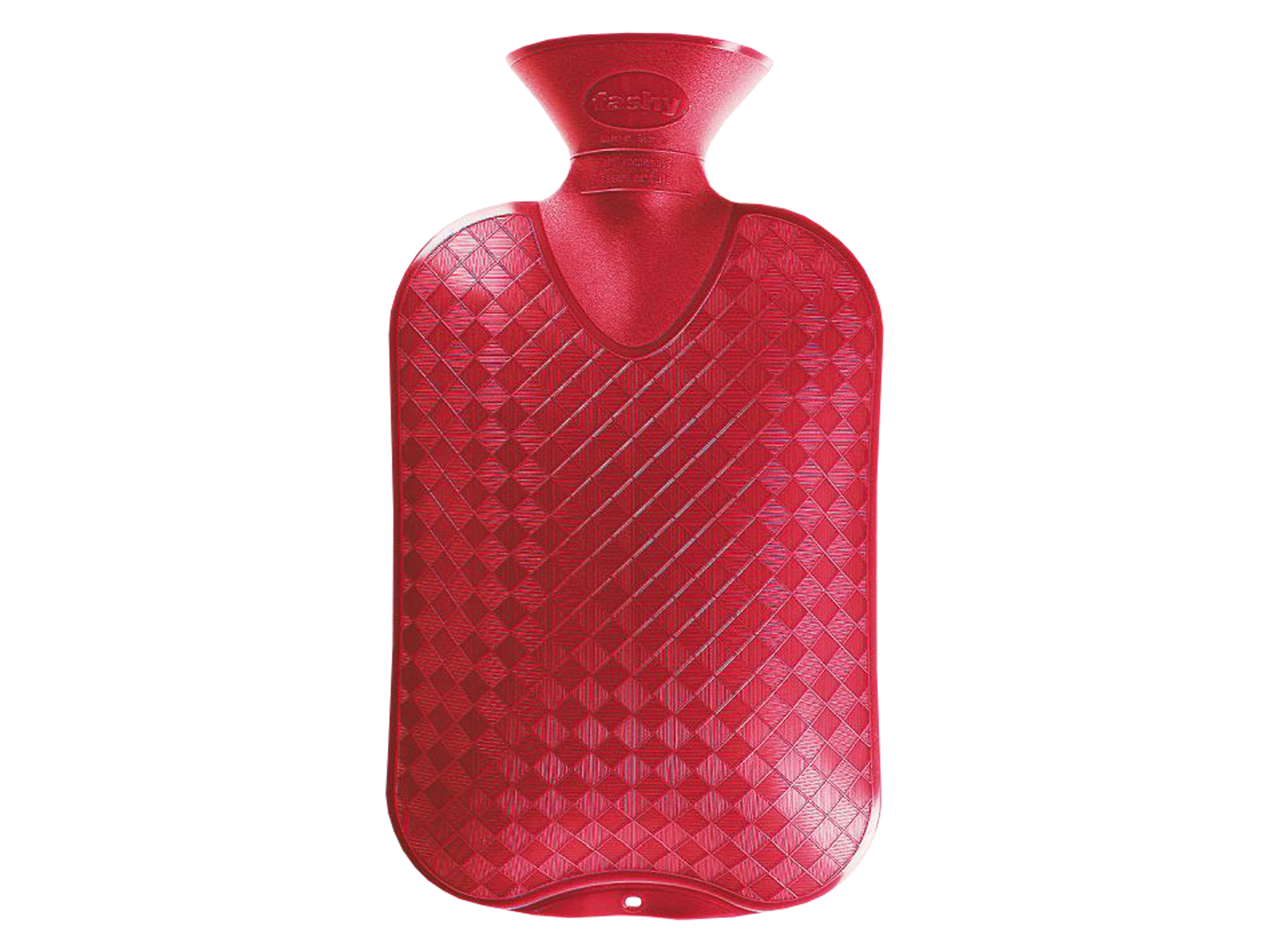 Fashy varmeflaske, 2 liter, rød, 1 stk.