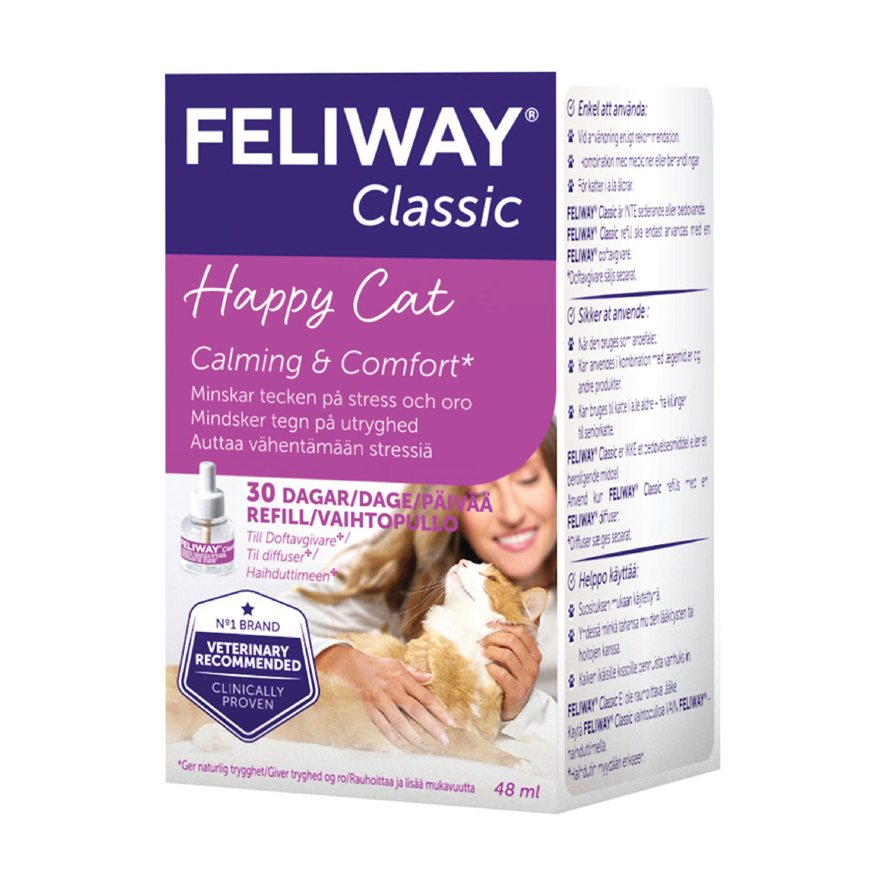 Feliway Classic Diffuser refill, 48 ml