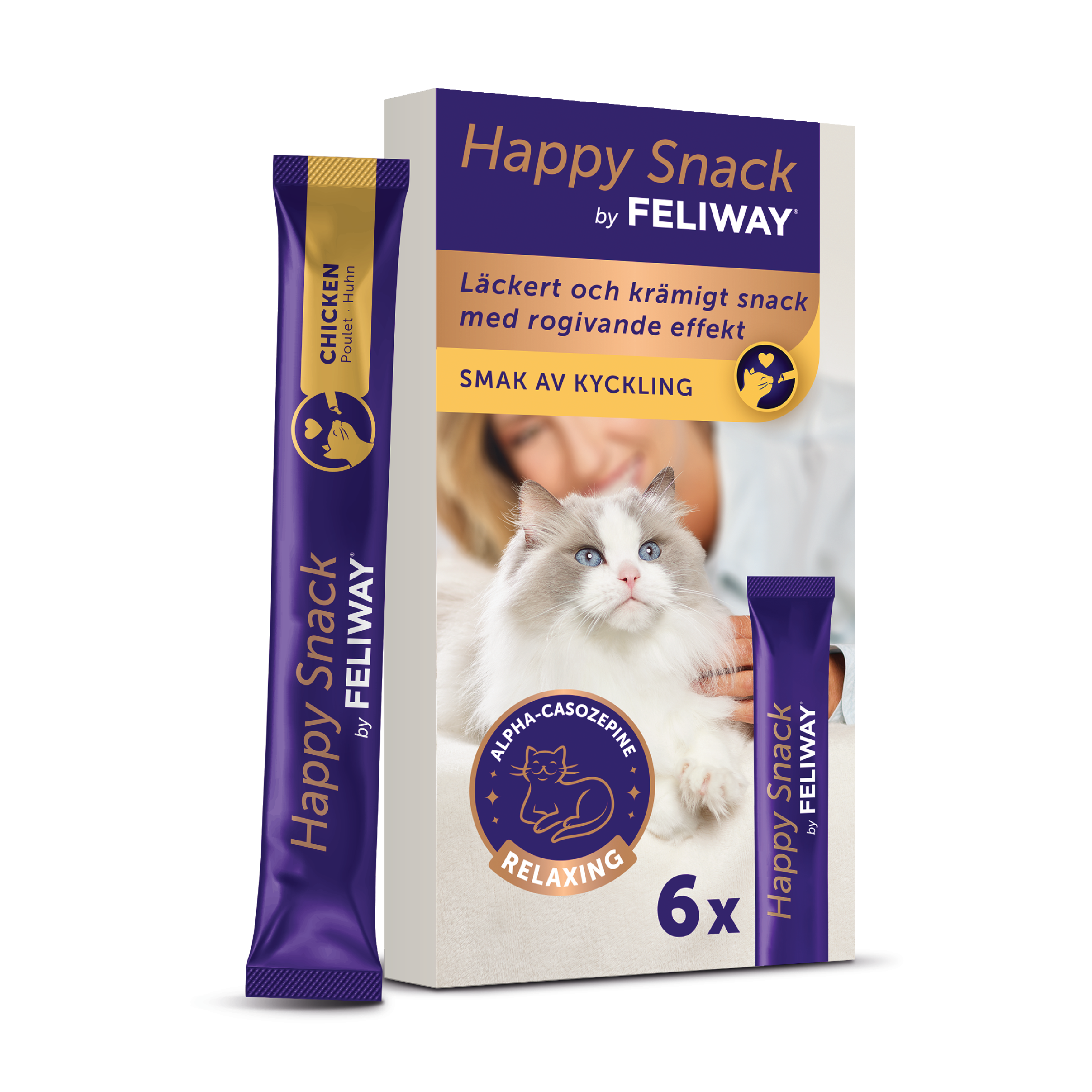 Feliway Happy Snack, 6 x 15 g