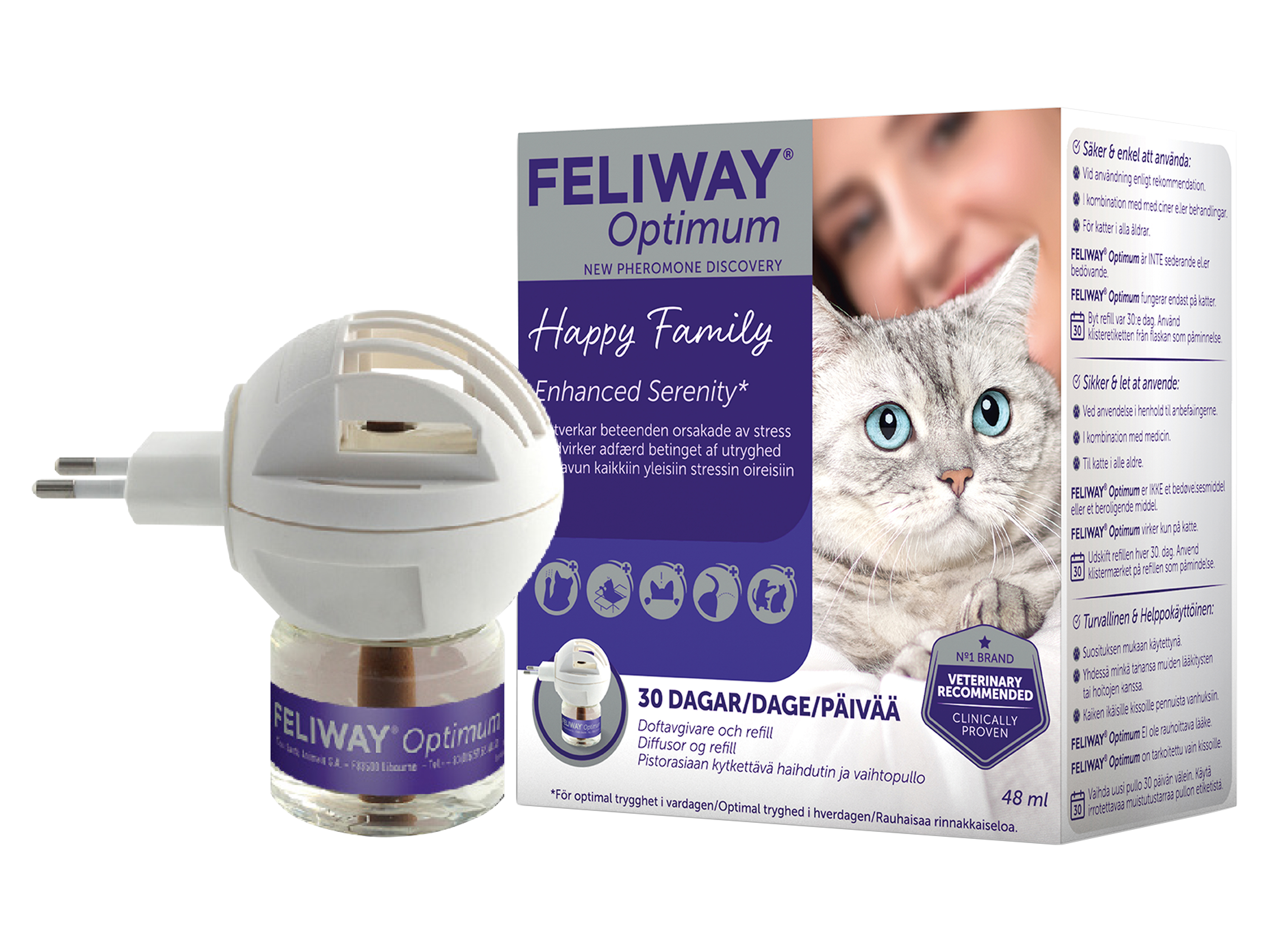 Feliway Optimum Diffuser startpakke, 1 stk.