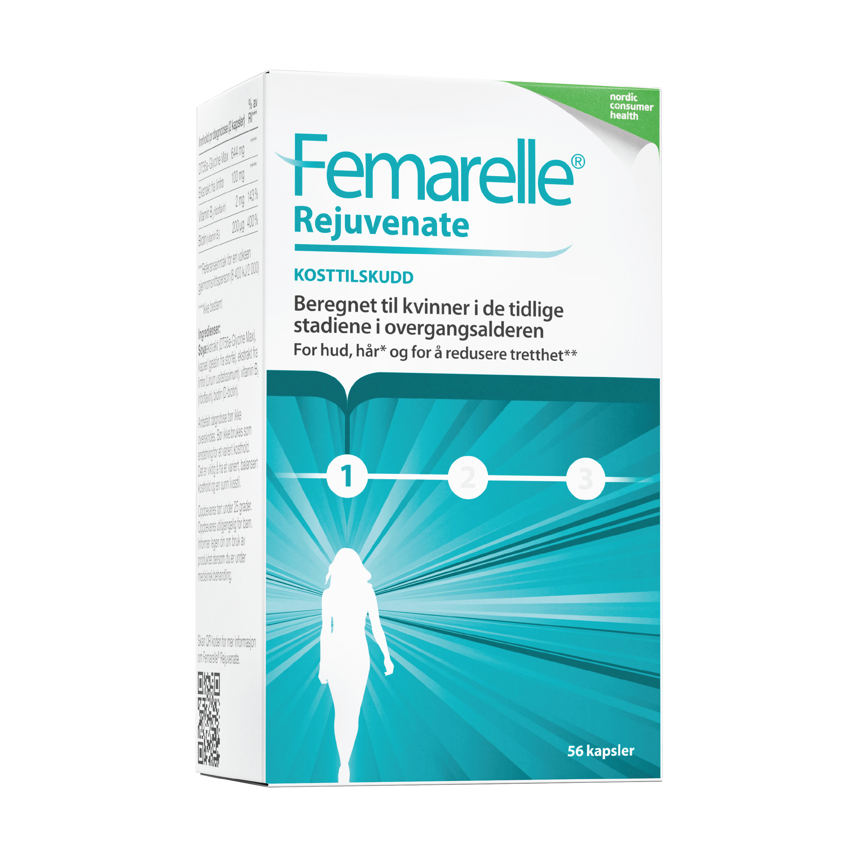 Femarelle Rejuvenate 40+, 56 kapsler