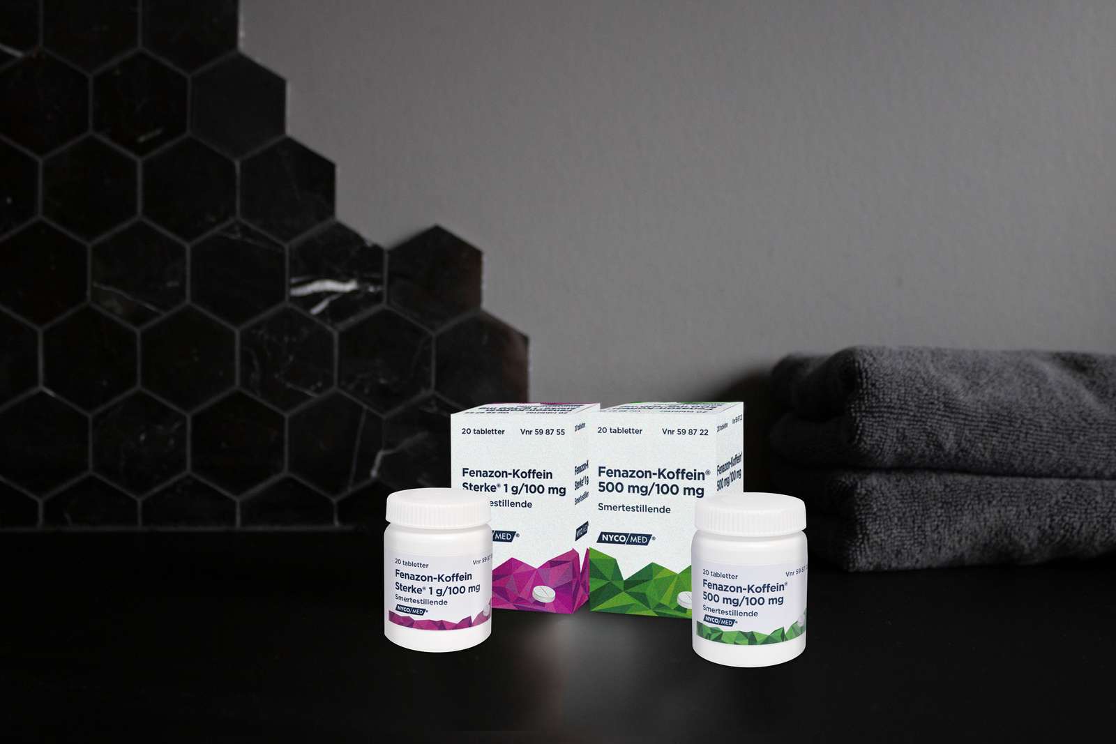 Fenazon-Koffein Sterke tabletter, 20 stk.