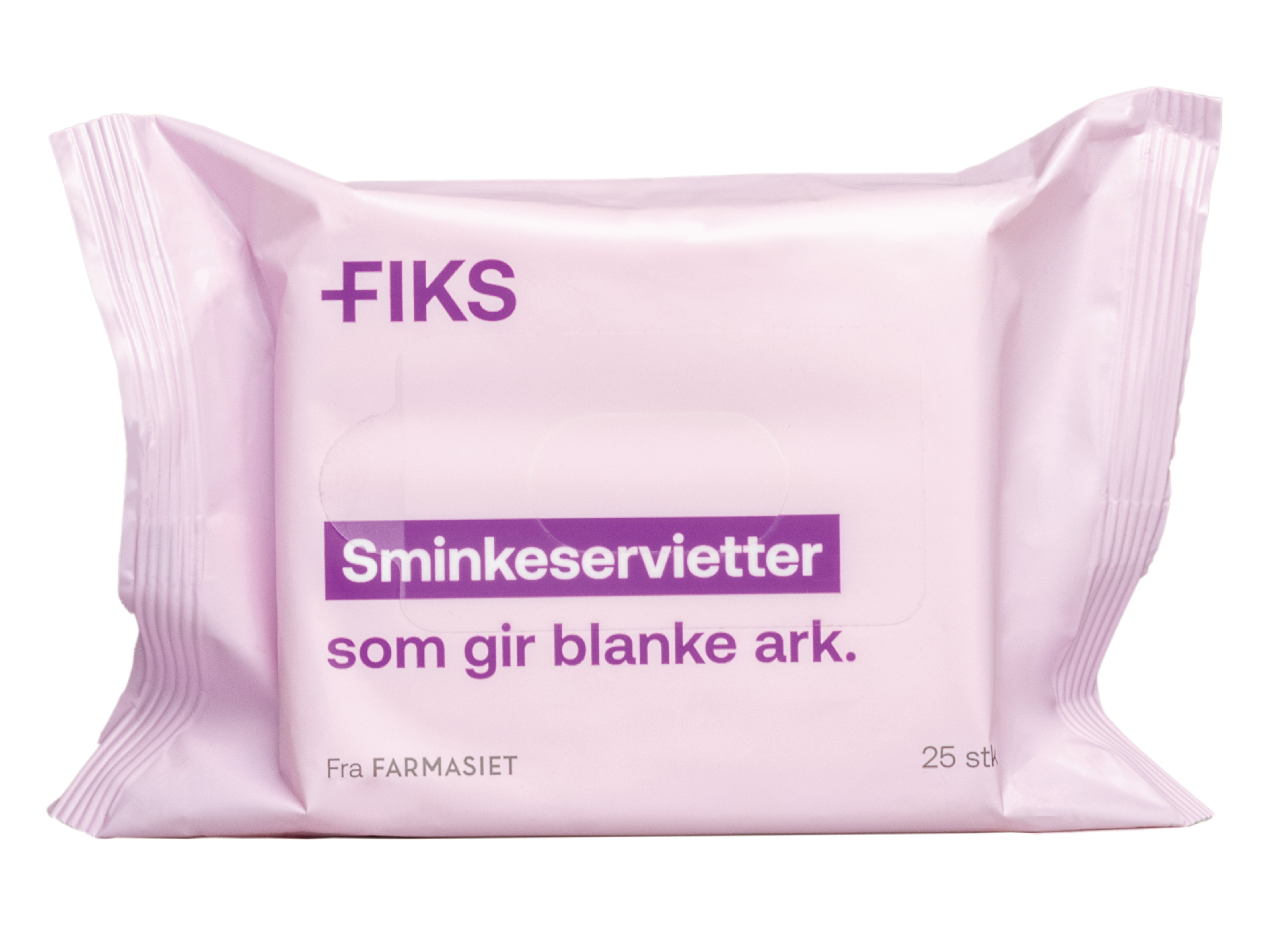 FIKS Sminkeservietter, 25 stk.