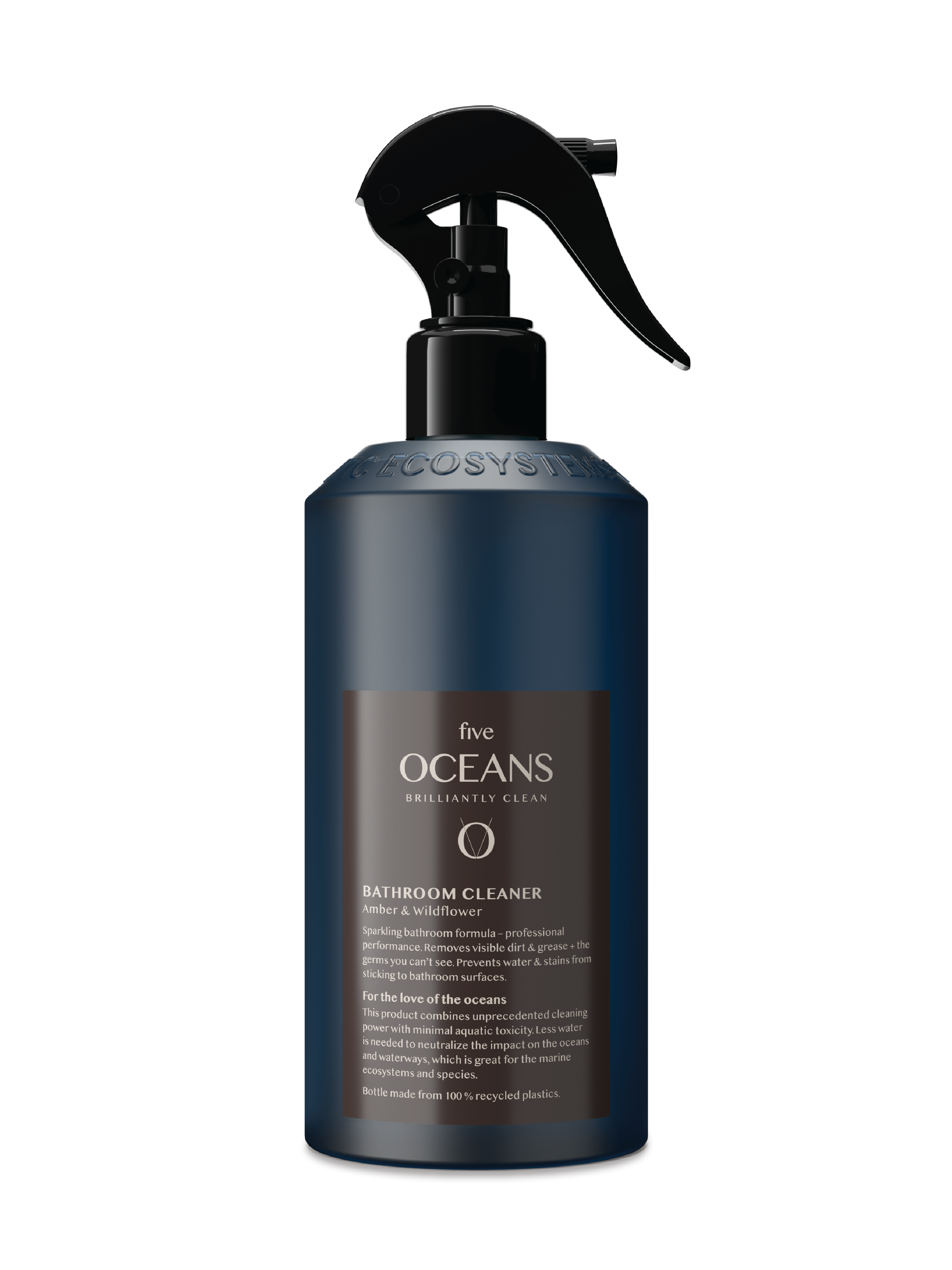 Five Oceans Bathroom Cleaner, Amber & Wildflower, 500 ml