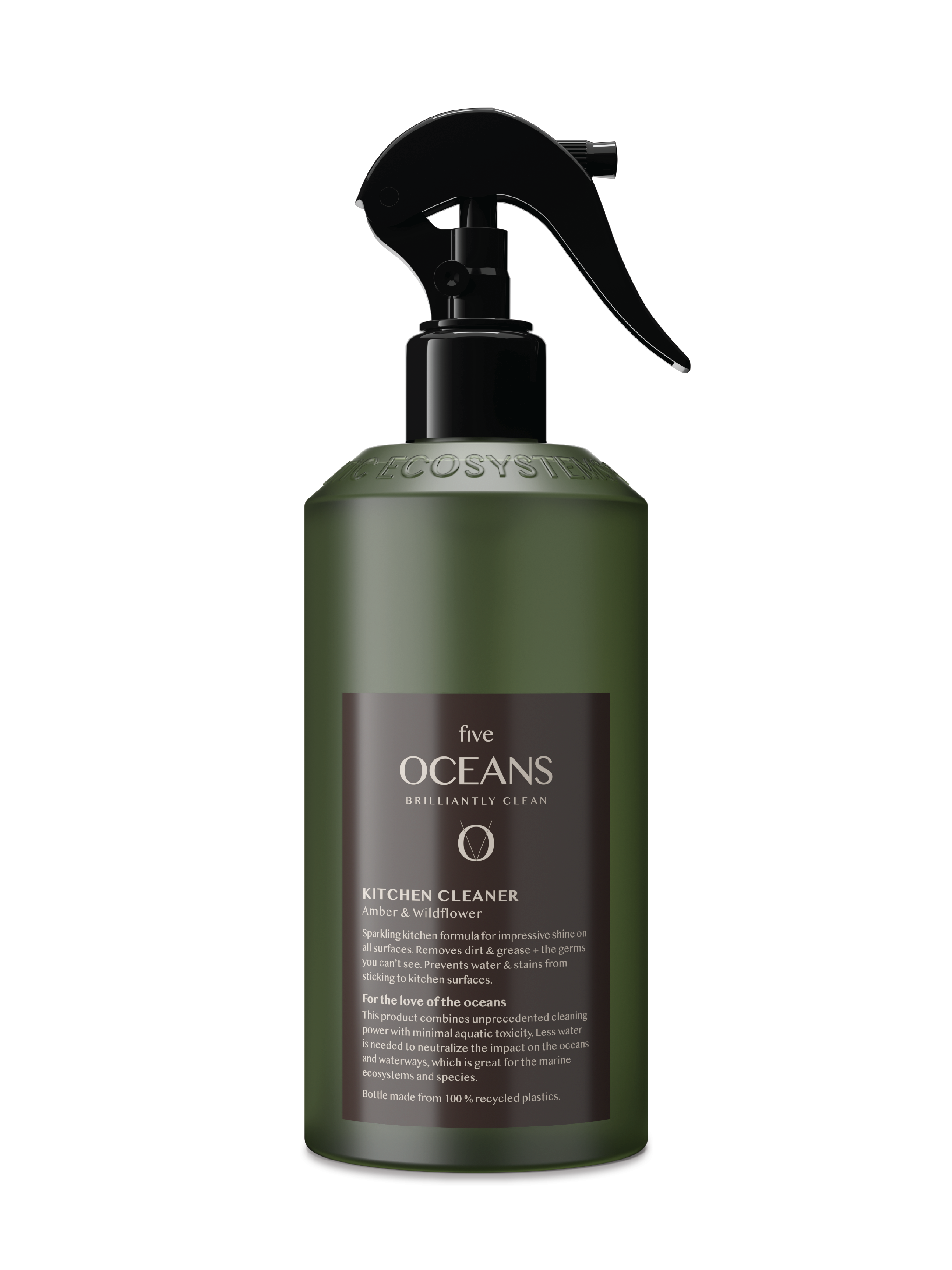 Five Oceans Kitchen Cleaner, Amber & Wildflower, 500 ml