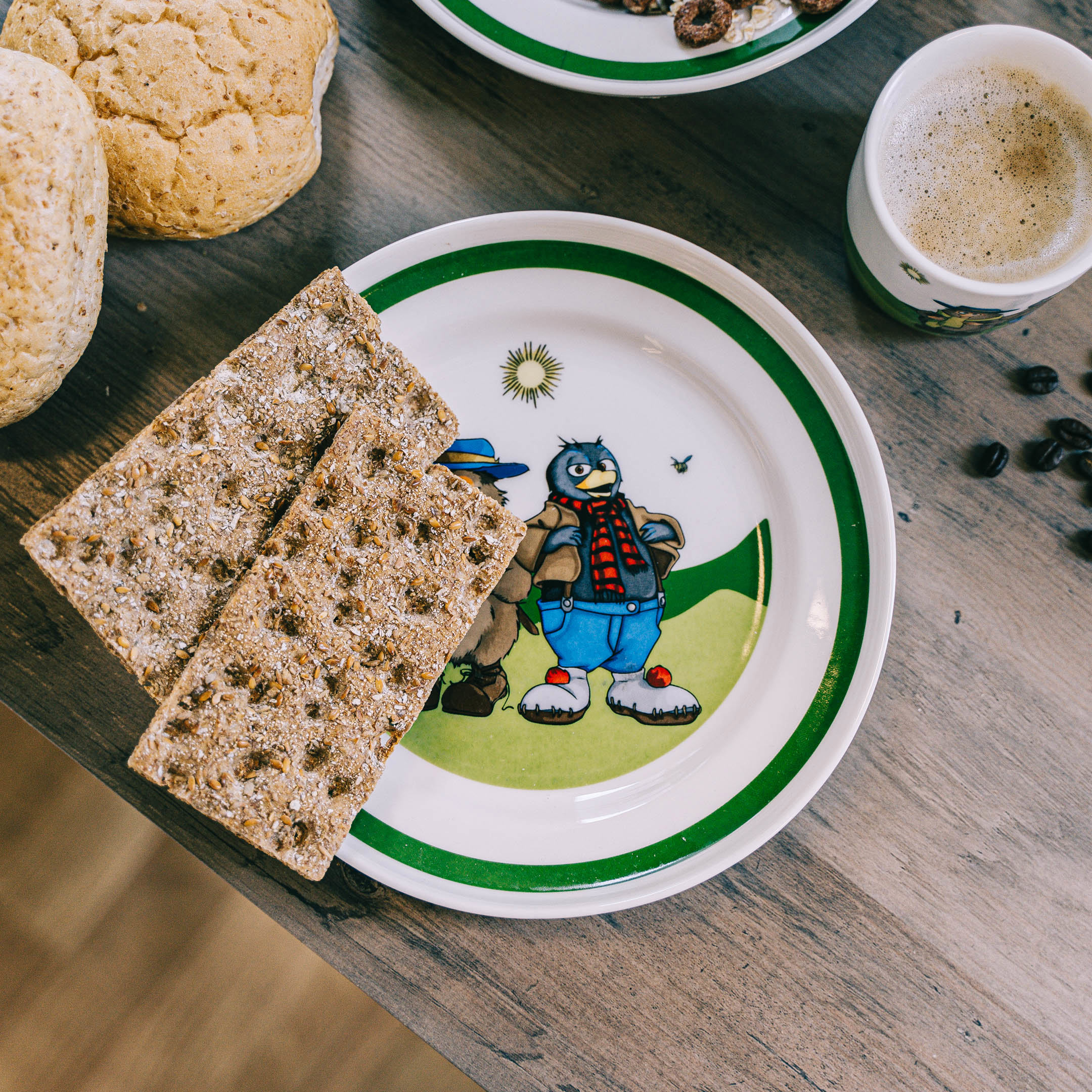 Flåklypa Barneservise, Solan og Ludvig, 1 sett