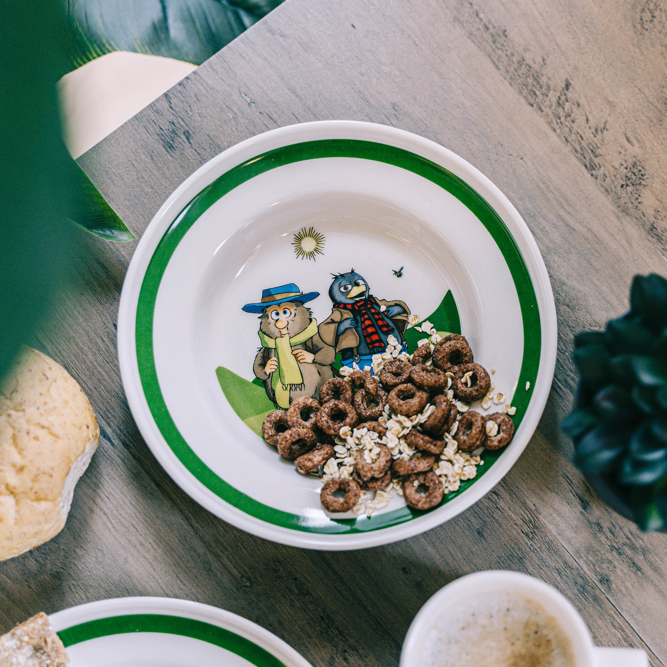 Flåklypa Barneservise, Solan og Ludvig, 1 sett