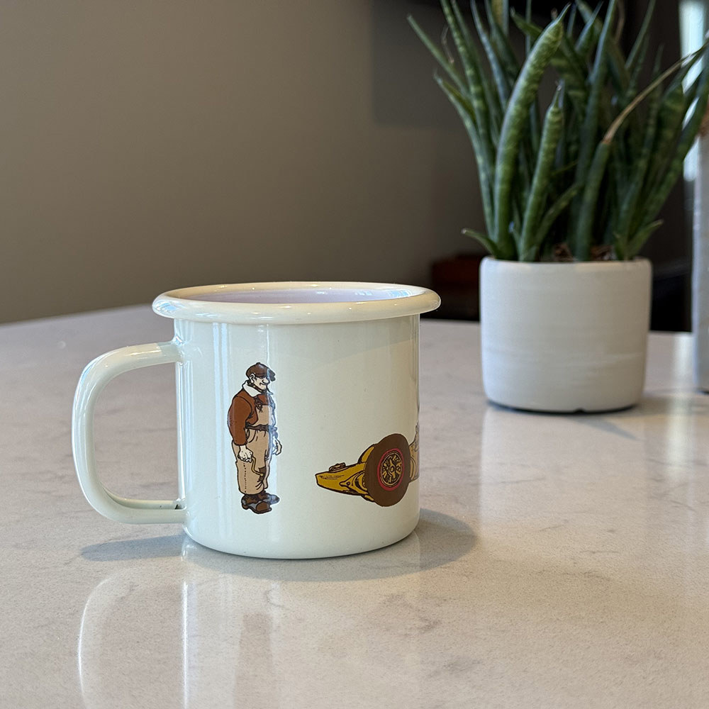 Flåklypa Emaljekopp, Reodor Felgen & Il Tempo Gigante, 2,5 dl