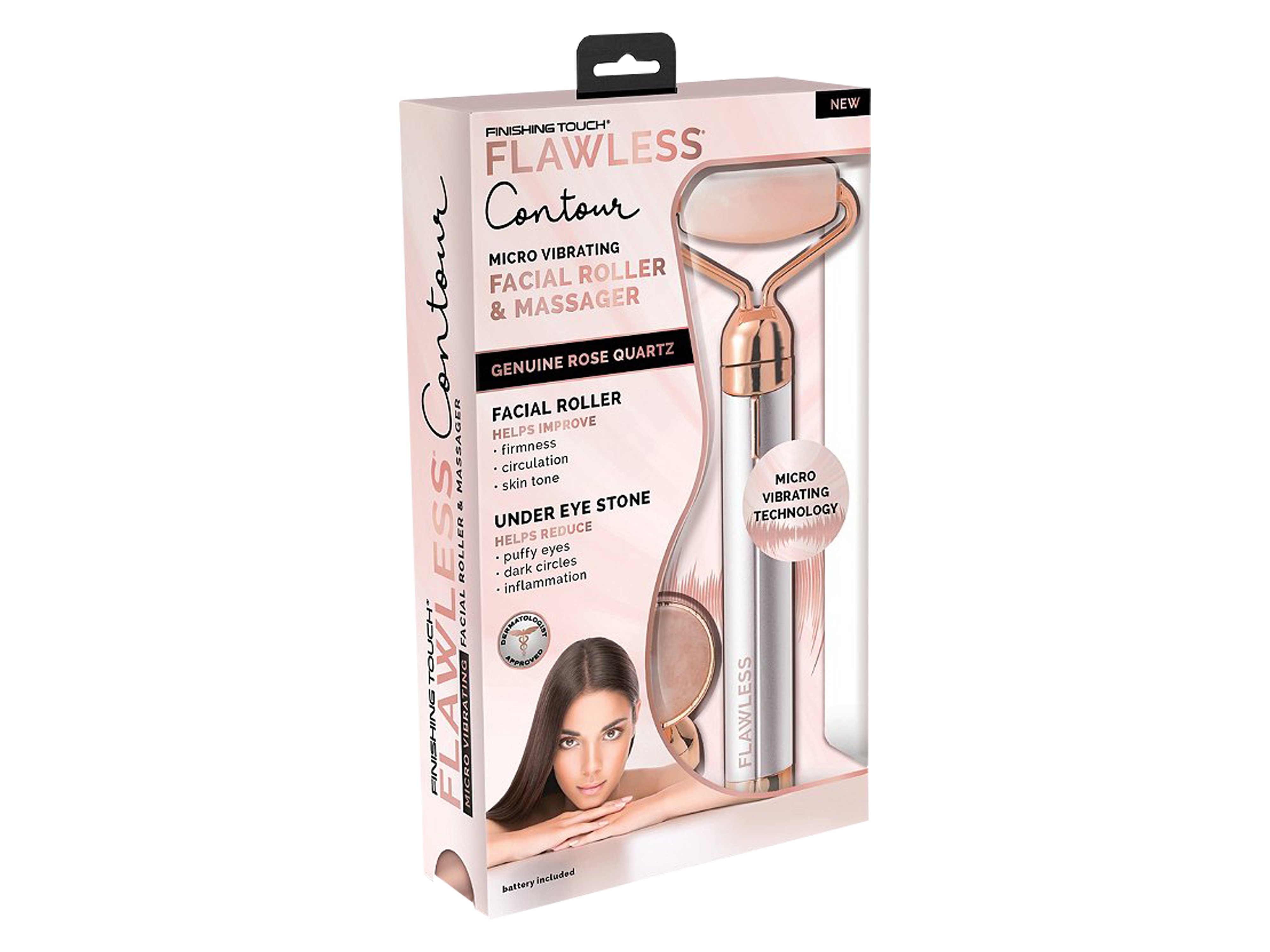 Flawless Finishing Touch Micro Vibrating Facial Roller & Massager, 1 stk -  Tilbehr ansikt - Farmasiet.no