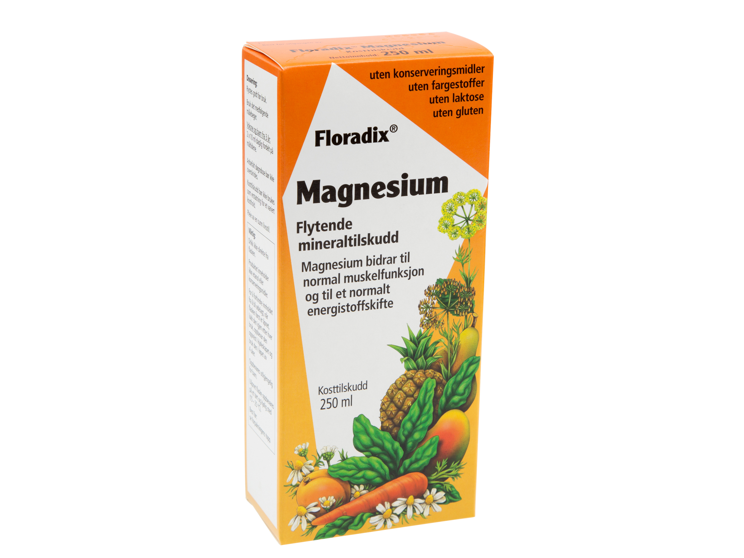 Floradix Magnesium Flytende, 250 ml