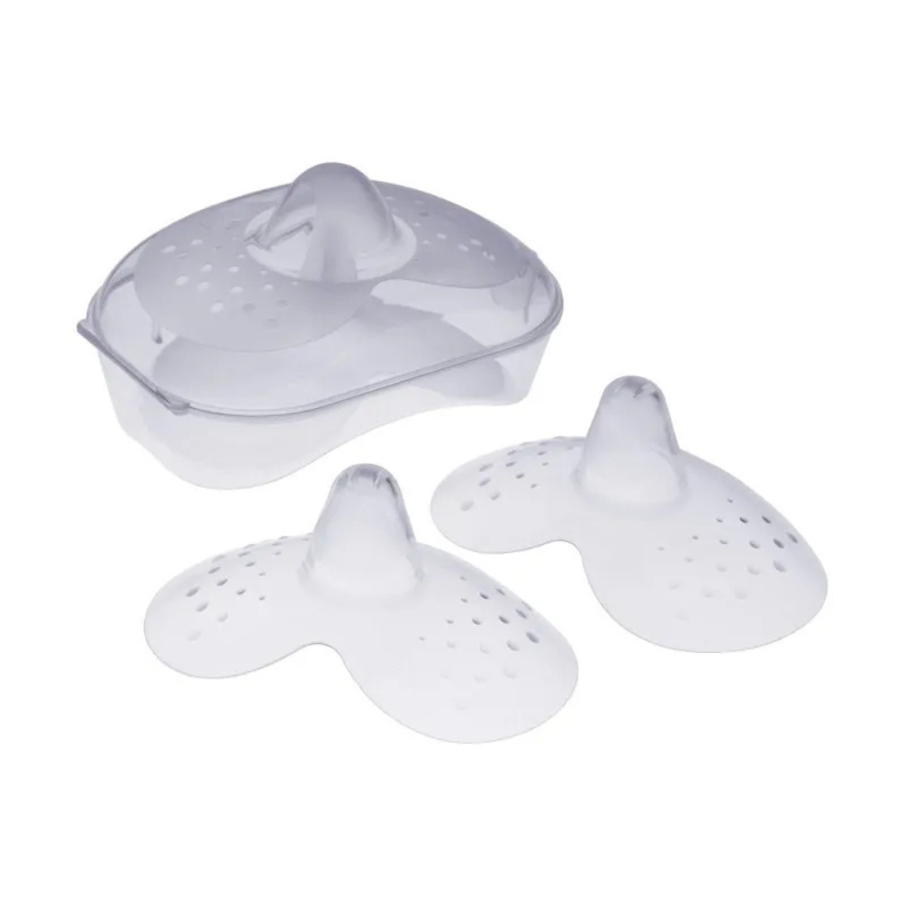 Flow Ammeskjold i silikon, Small, 1 par