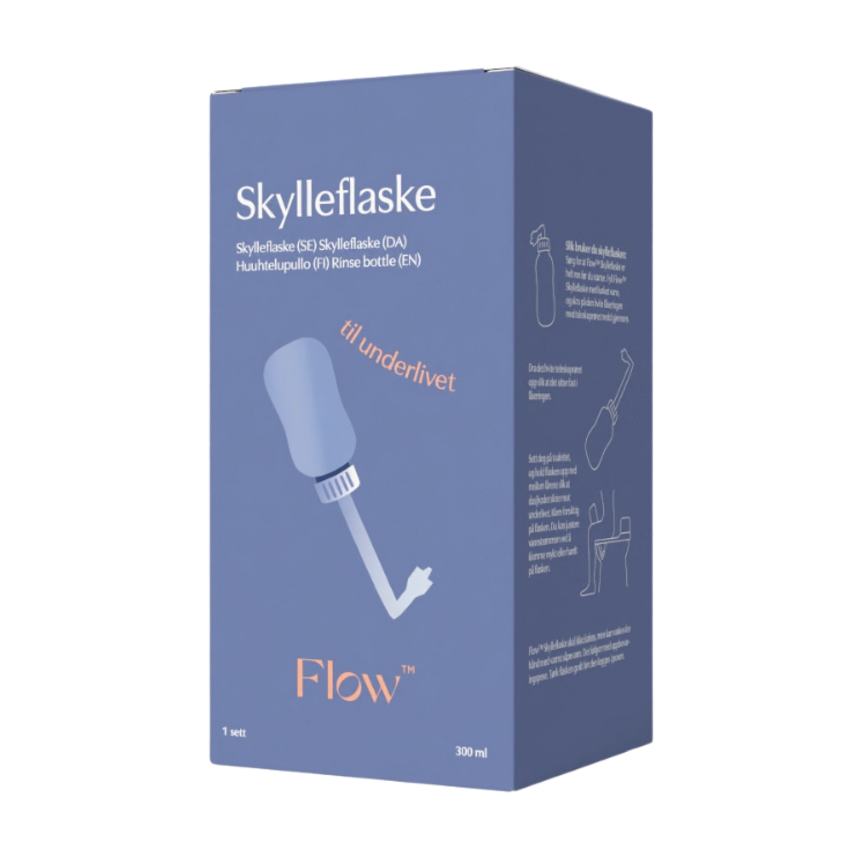 Flow Skylleflaske for underlivet, 1 stk.