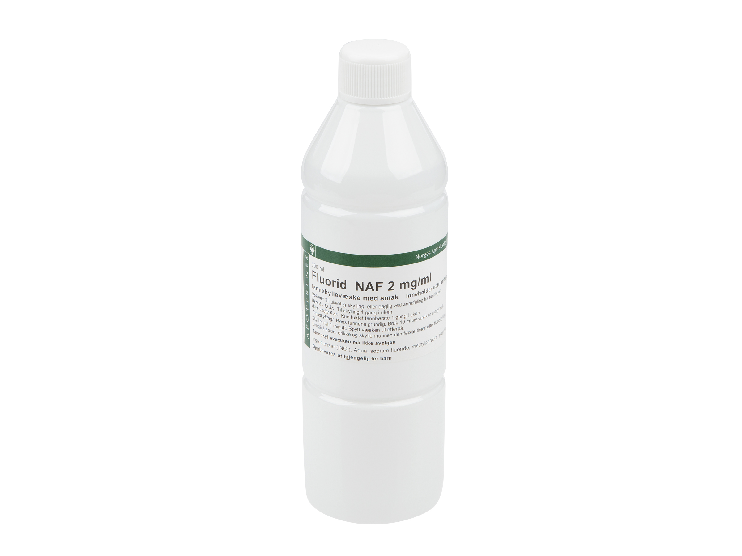 Fluorid NAF tannskyll 2mg/ml mintsmak, 500 ml