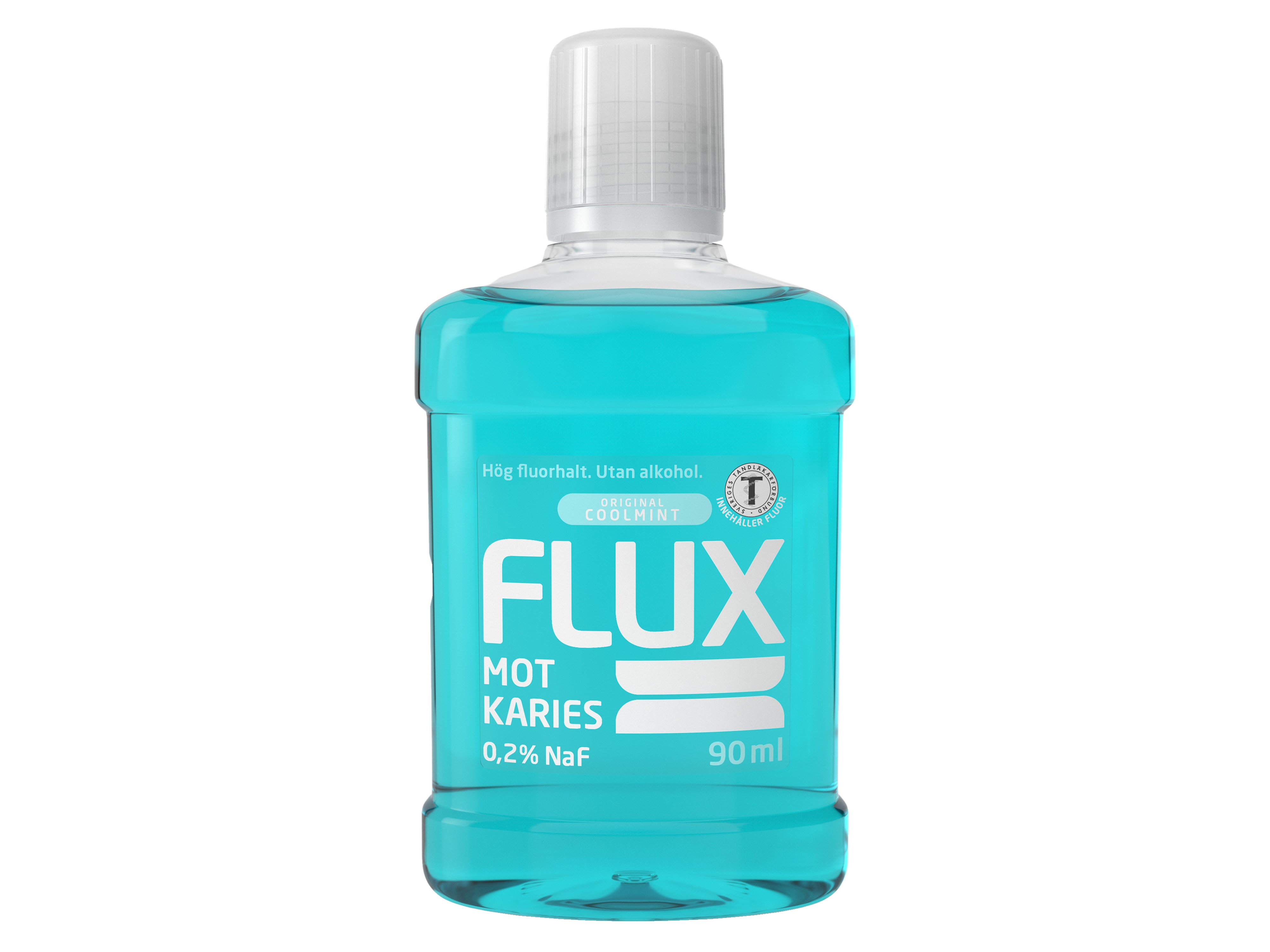 Flux Fluorskyll 0,2% Original Coolmint, Reisestørrelse, 90 ml