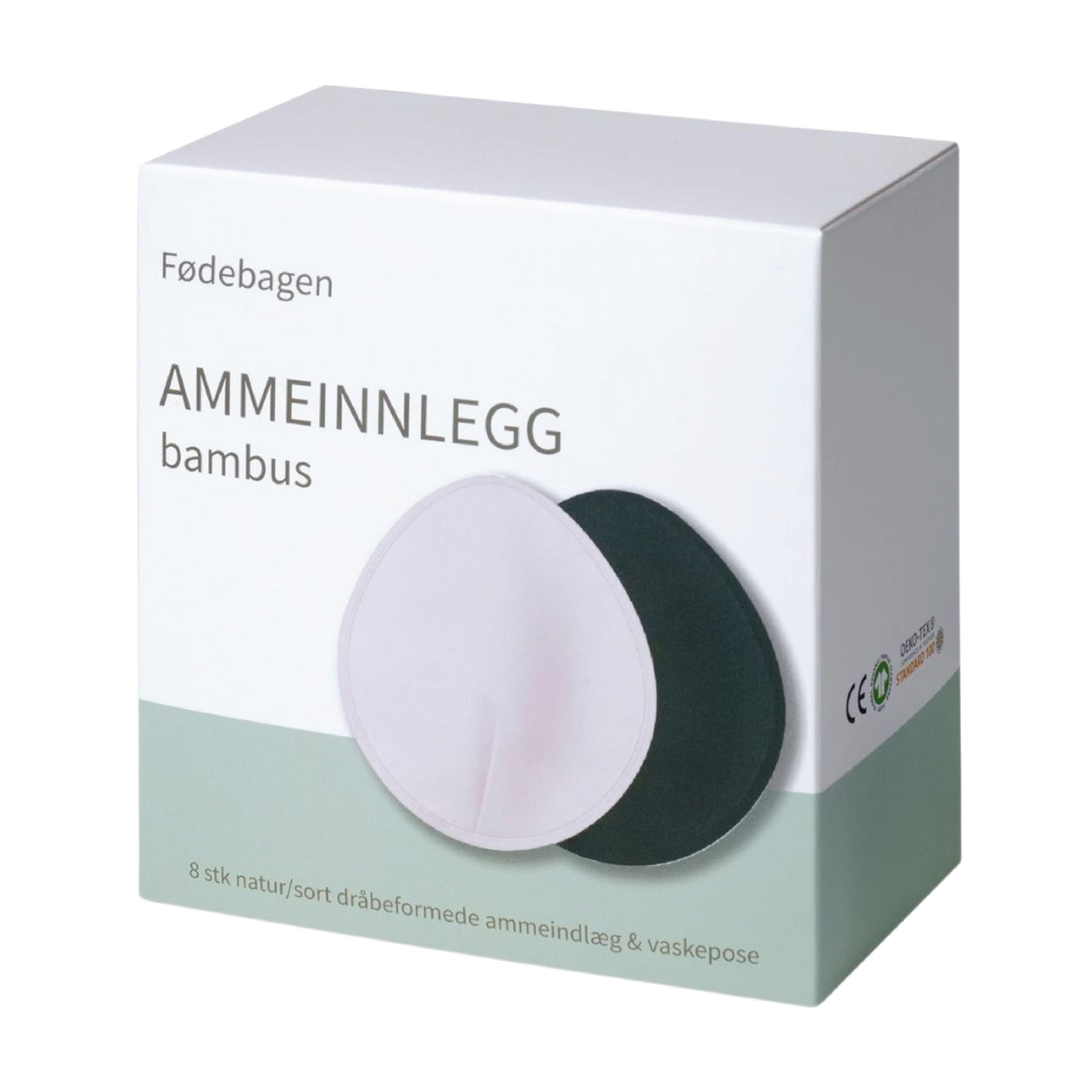 Ammeinnlegg i bambus dråpe, 8 stk.