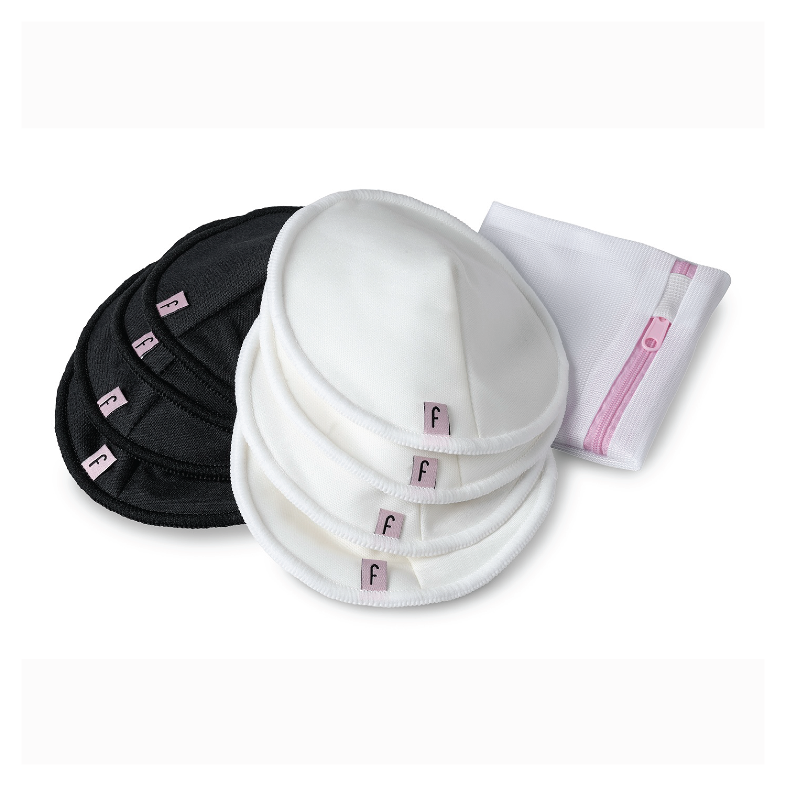 Fødebagen Ammeinnlegg i bambus runde, 8 stk.