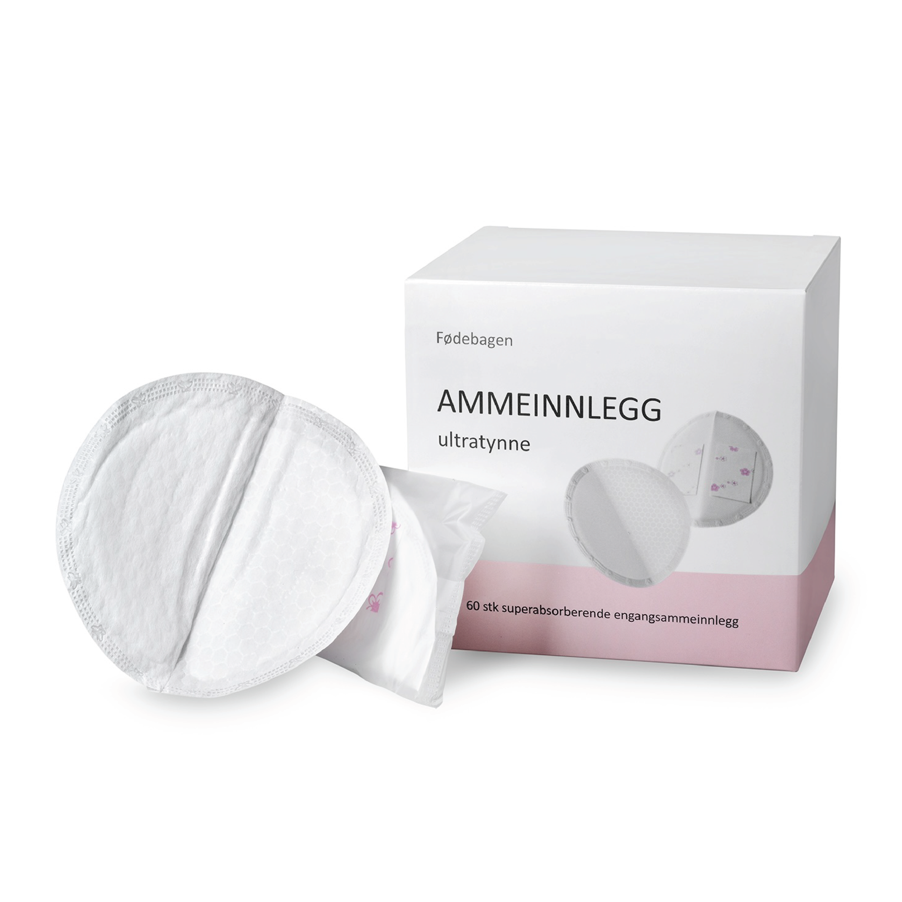 Fødebagen Ammeinnlegg Ultratynne, 60 stk.