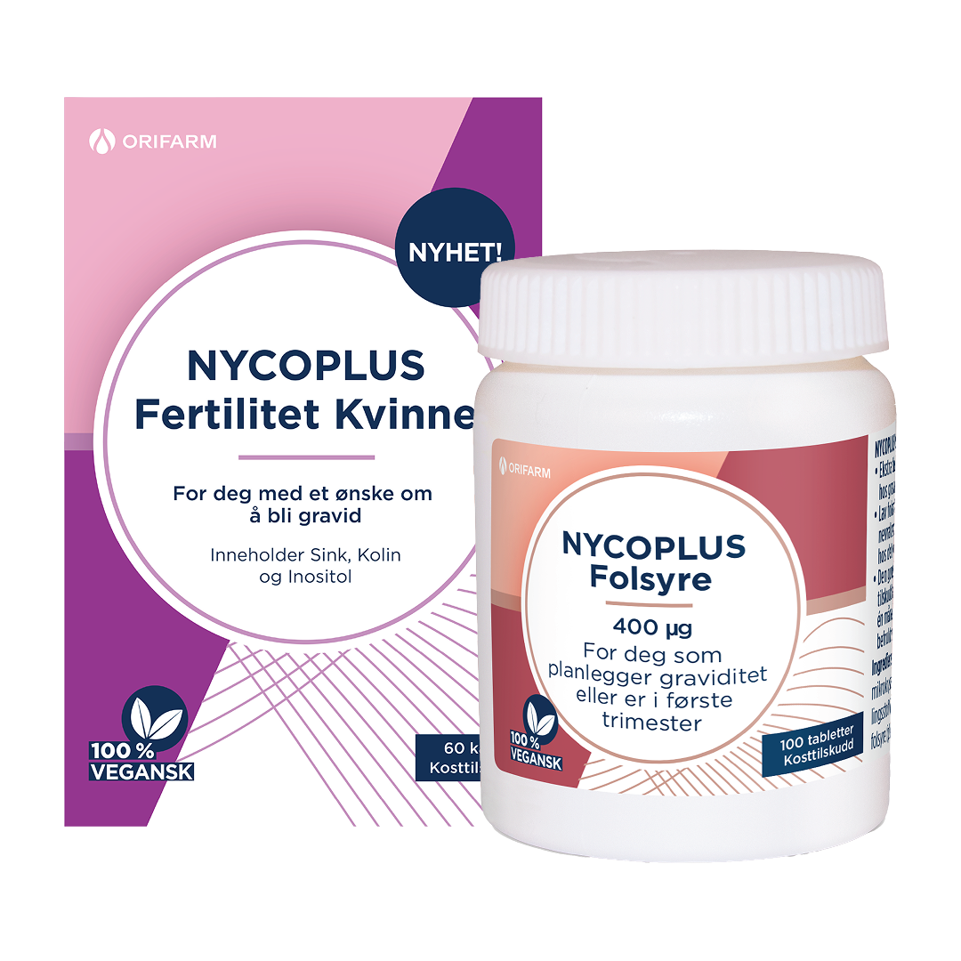 Folsyre 400 µg + Fertilitet Kvinne