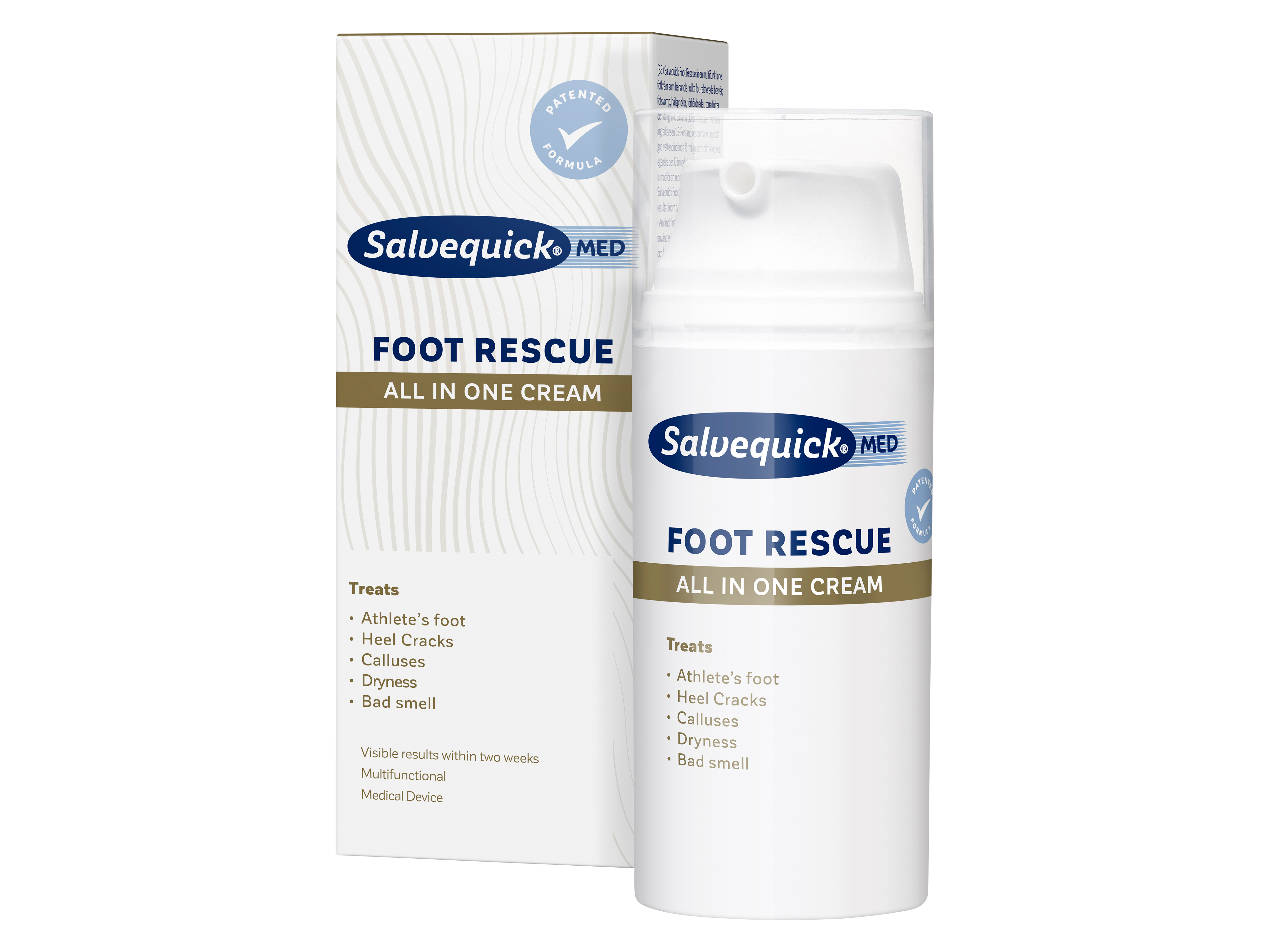 Salvequick Foot Rescue All-in-One Foot Cream, 100 ml