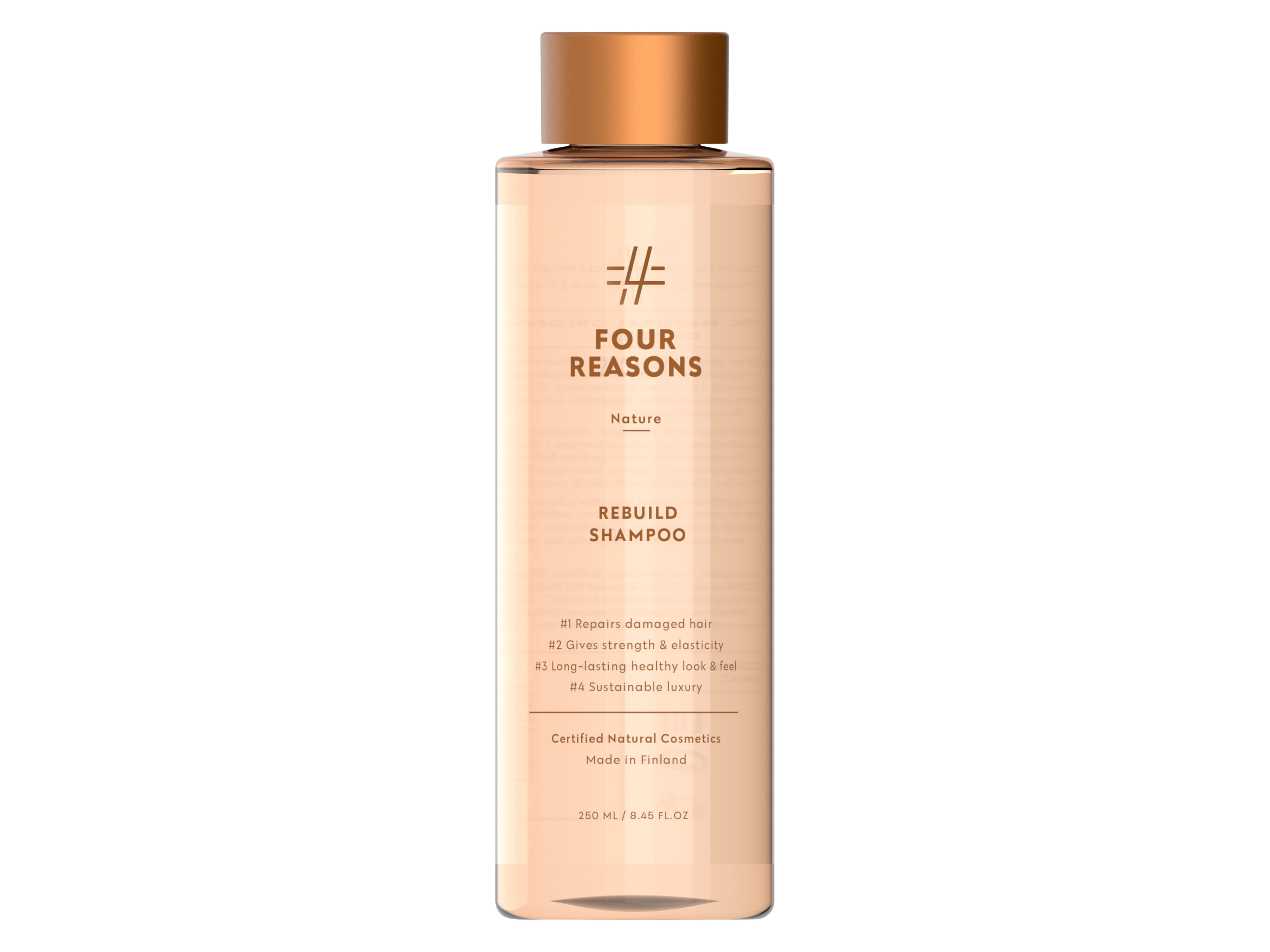 Four Reasons Nature Rebuild Shampoo, 1 stk