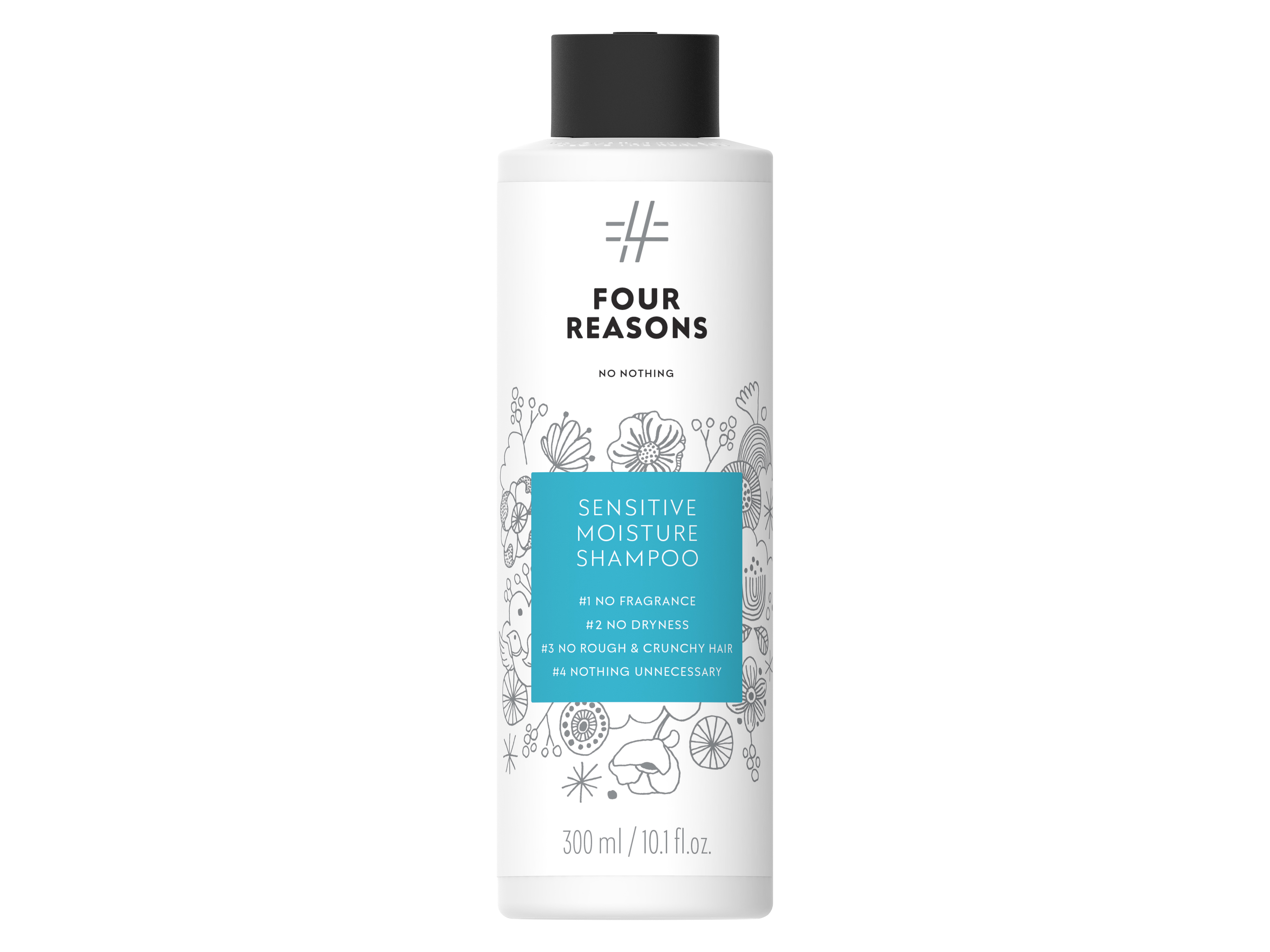 Four Reasons No Nothing Sensitive Moisture Shampoo, 300 ml