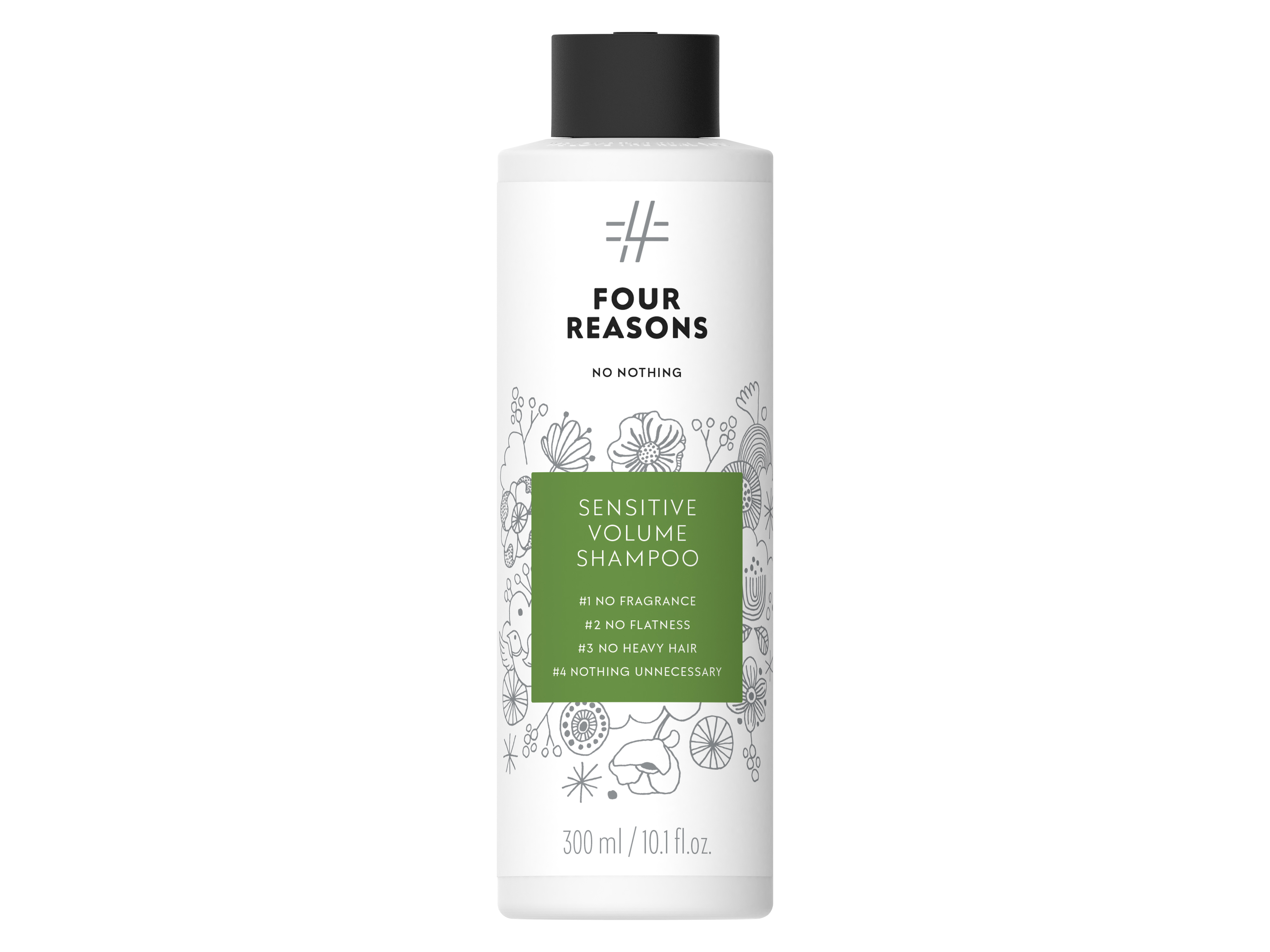 Four Reasons No Nothing Sensitive Volume Shampoo, 300 ml