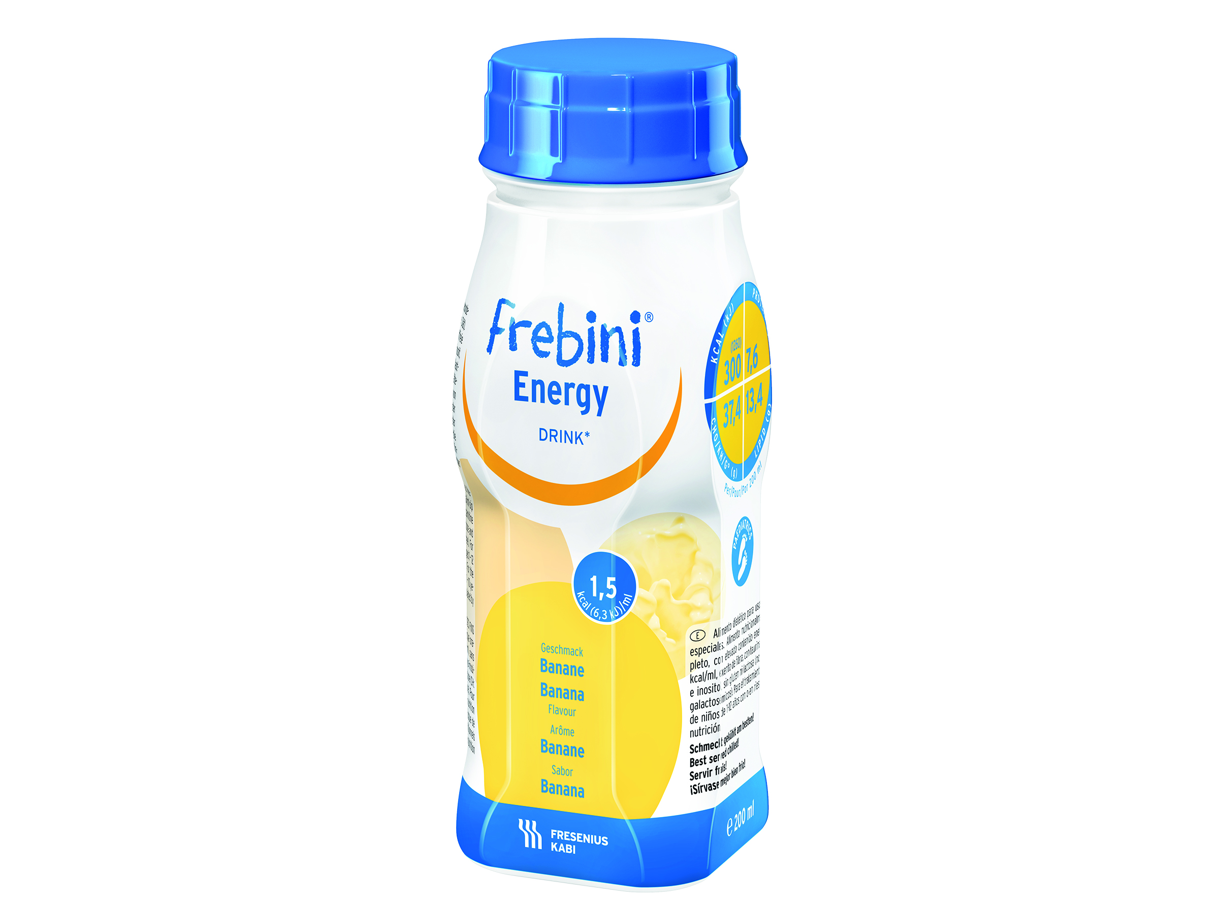 Frebini Energy Drink , Næringsdrikk banan, 4x200 ml