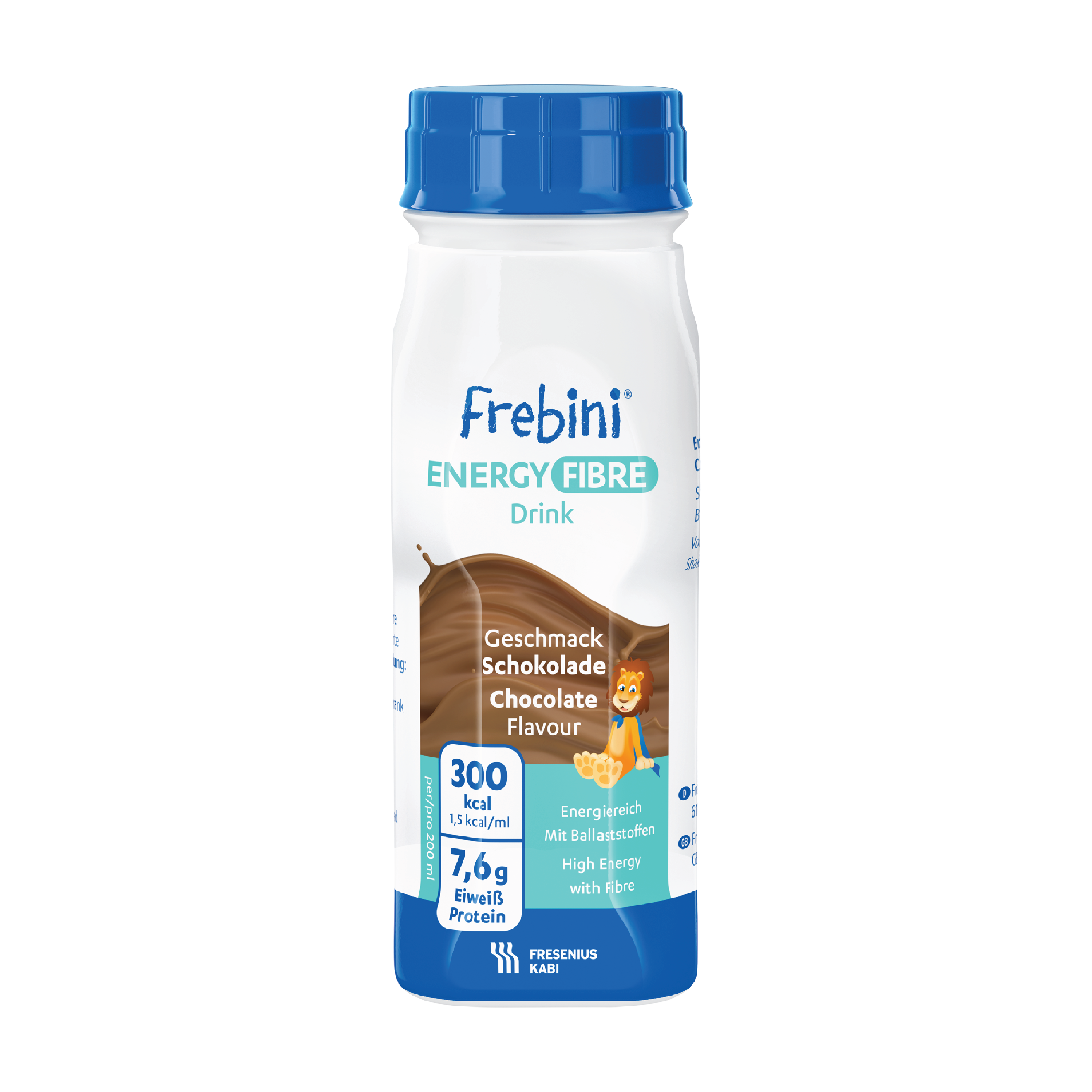 Frebini Energy Fibre Drink Næringsdrikk, Sjokolade, 4x200 ml