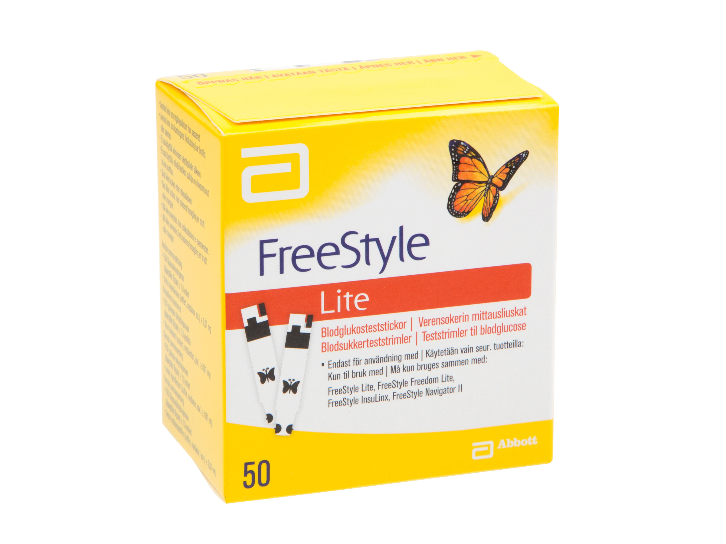 Freestyle Lite teststrimler, 50 stk