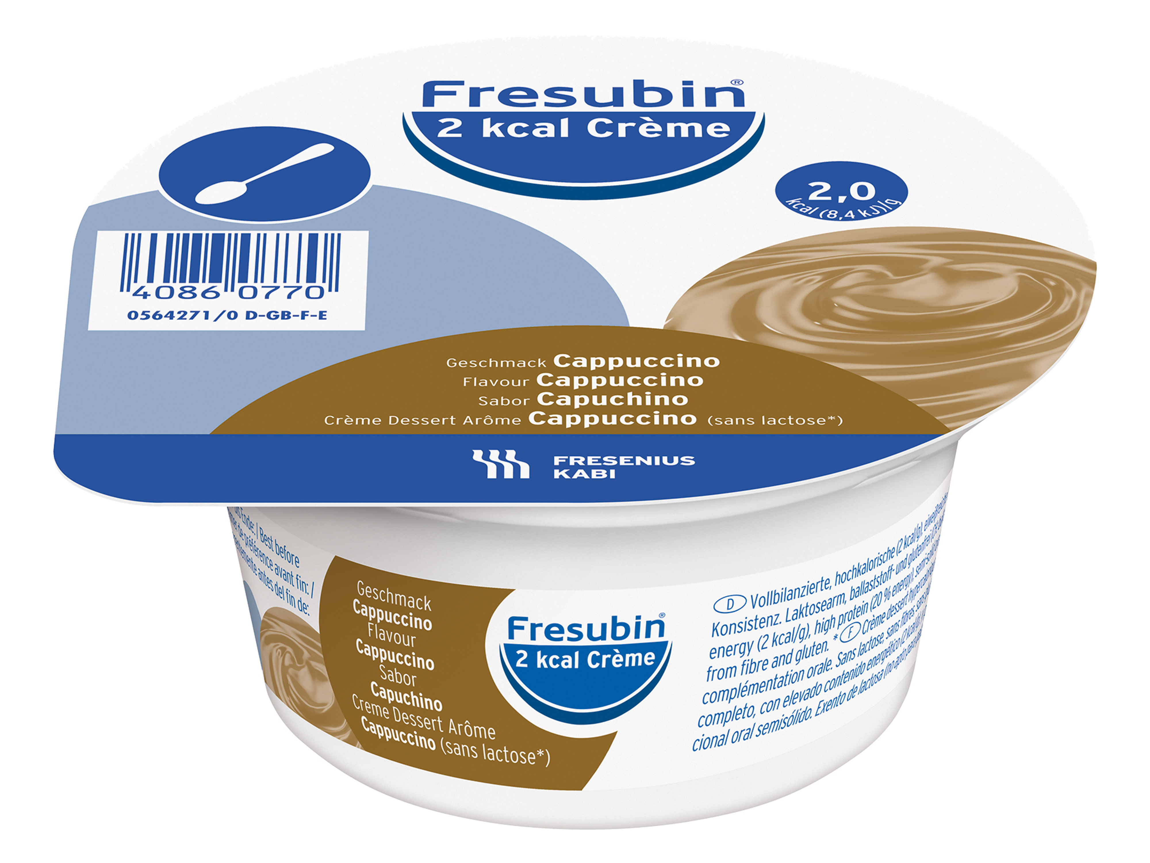 Fresubin 2kcal Crème cappuccino, 4x125 ml