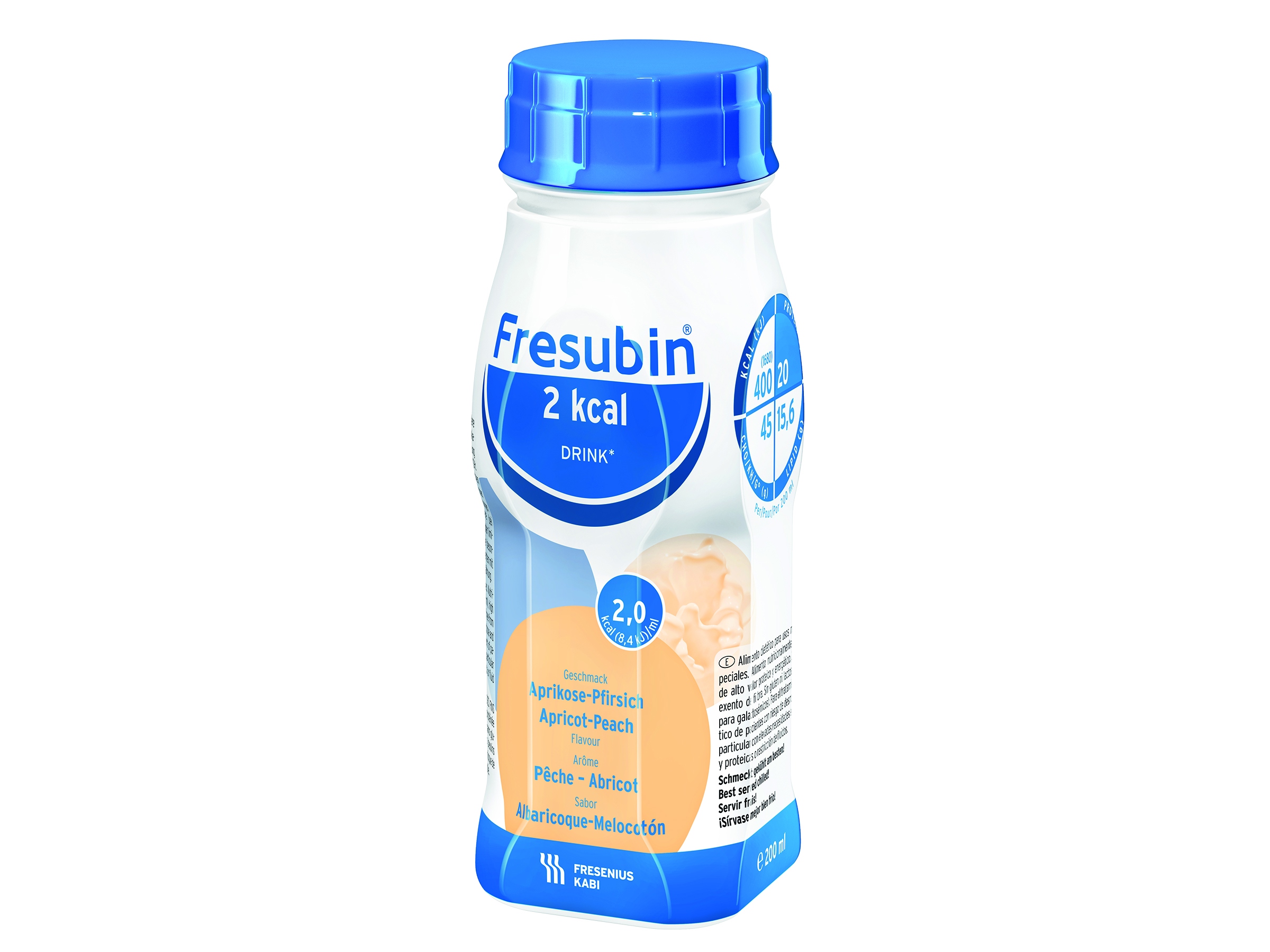 Fresubin 2kcal Drink aprikos og fersken, 200 ml