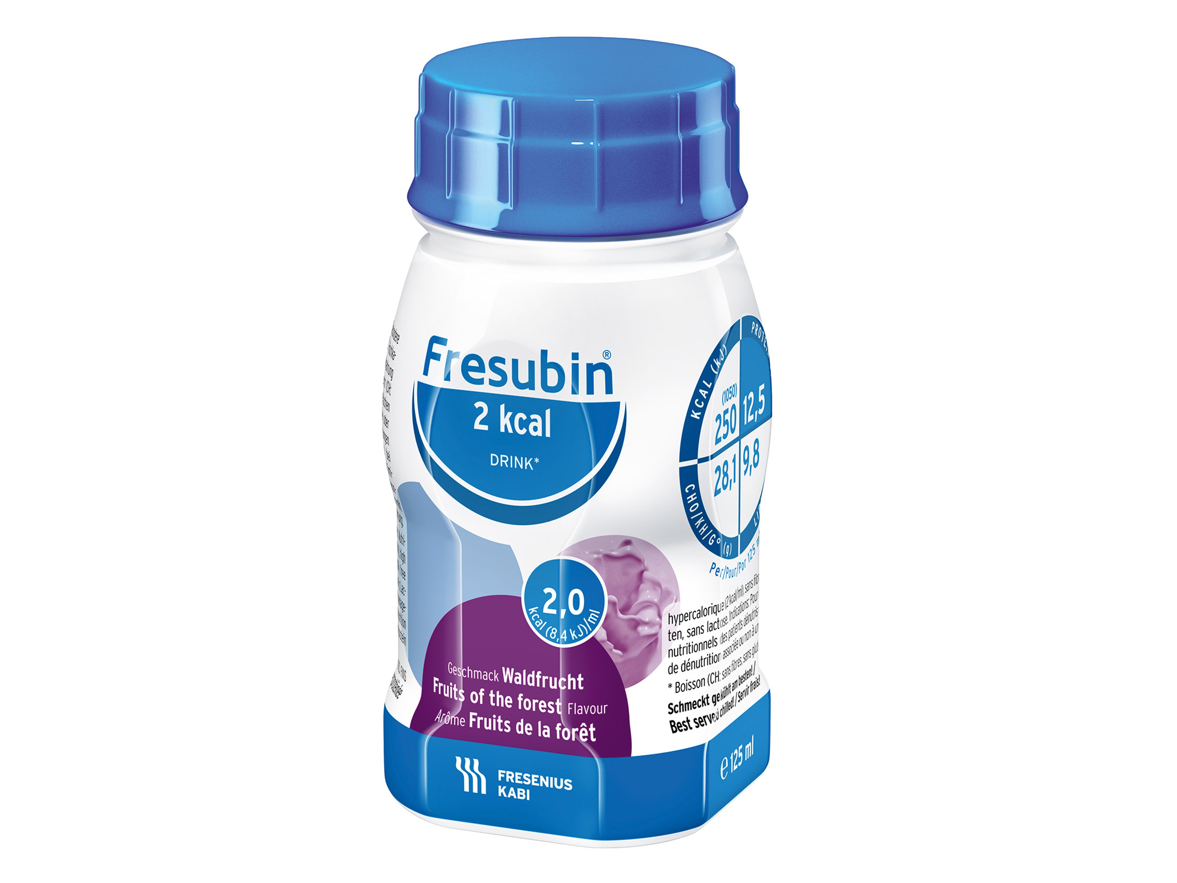 Fresubin 2kcal Drink skogsbær, 4x125 ml