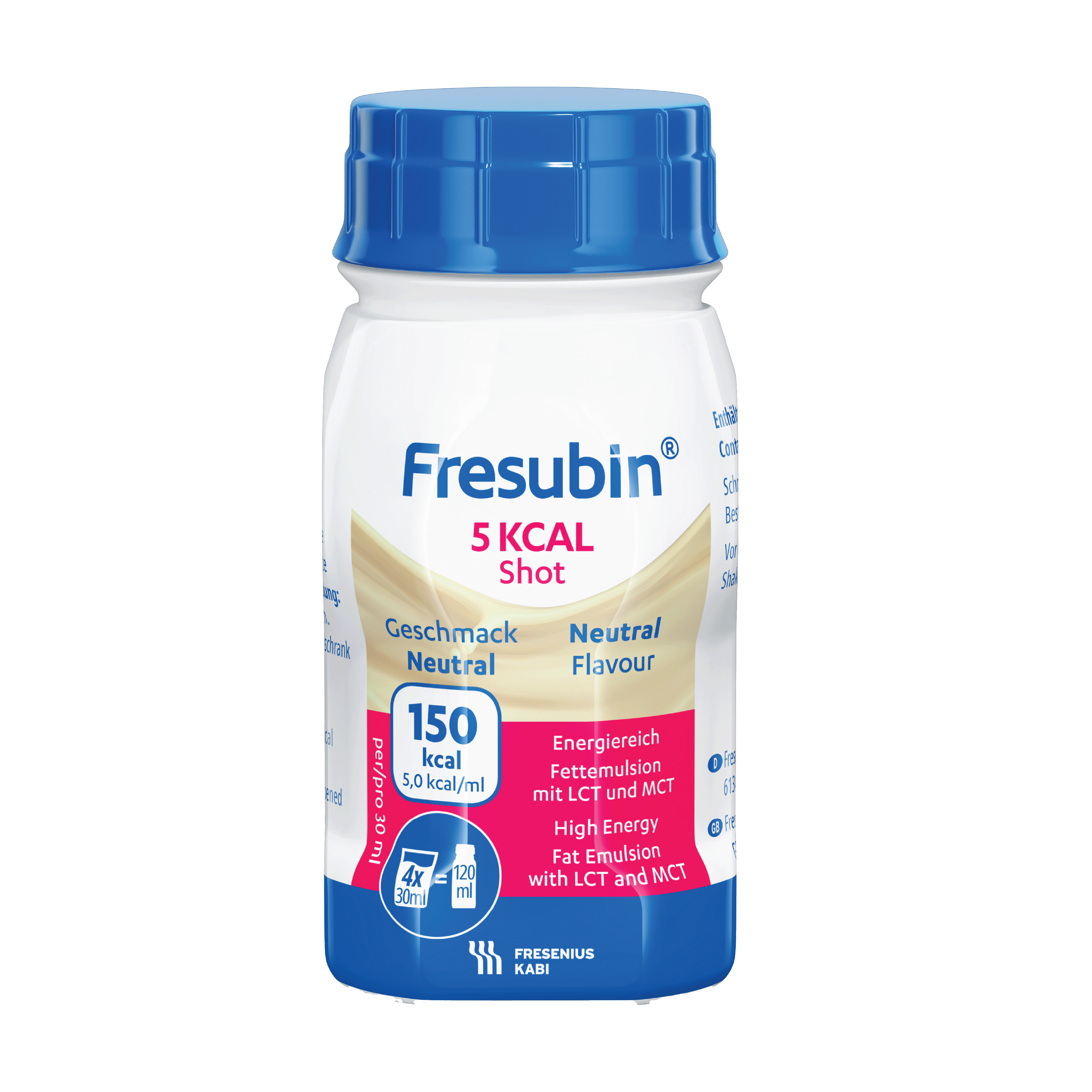 Fresubin 5kcal Shot nøytral, 4x125 ml