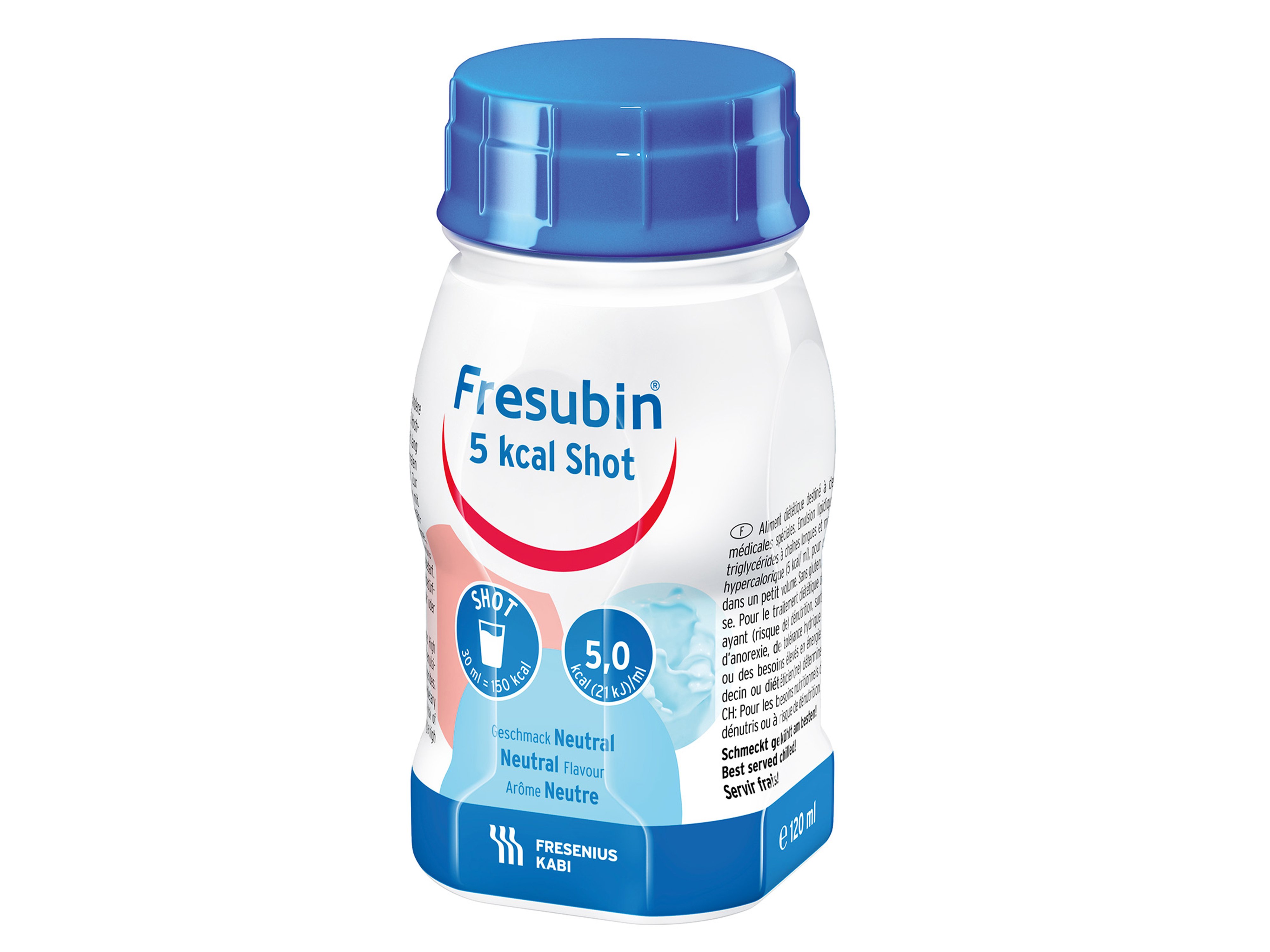 Fresubin 5kcal Shot nøytral, 4x125 ml