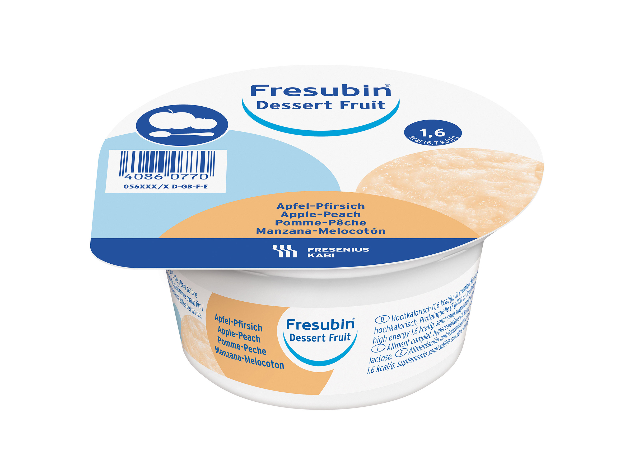 Fresubin Dessert Fruit, 4x125 gram